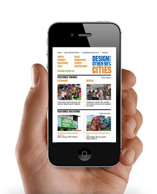 Proposed mobile-optimized templates were developed, streamlining content formatting while maintaining the user experience between mobile and desktop screen formats.