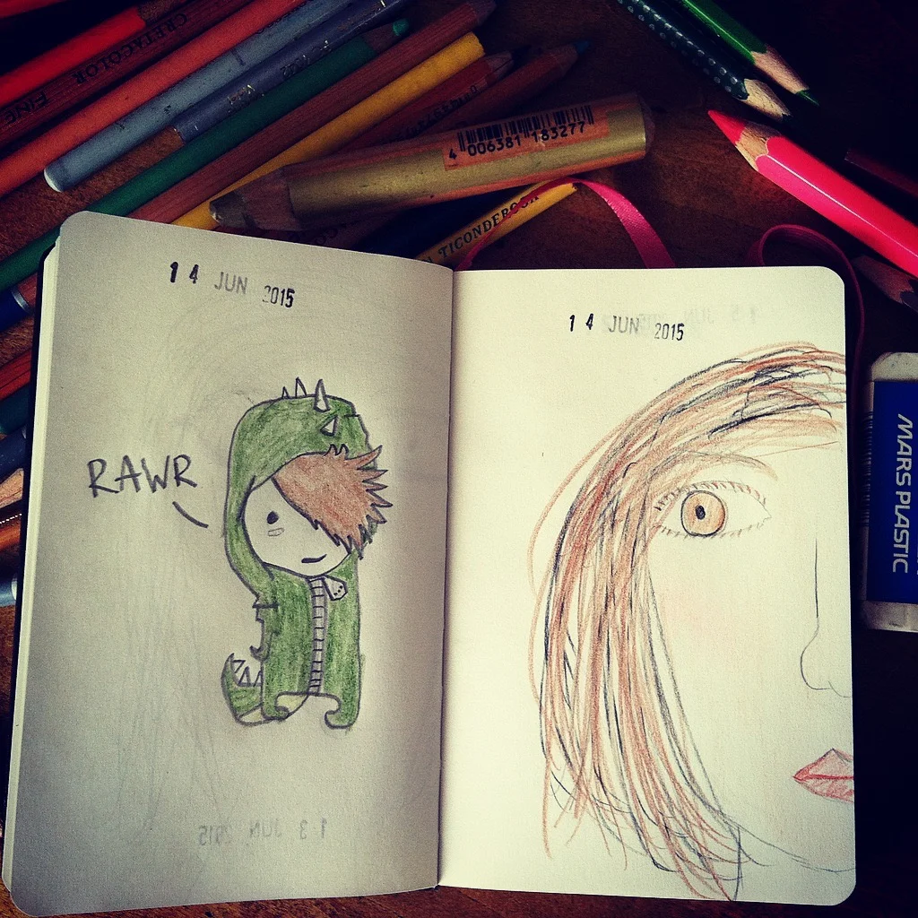 #gr8ymomartjournal2015 on IG :: Day 10