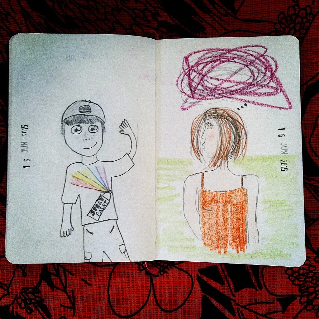 #gr8ymomartjournal2015 on IG :: Day 12