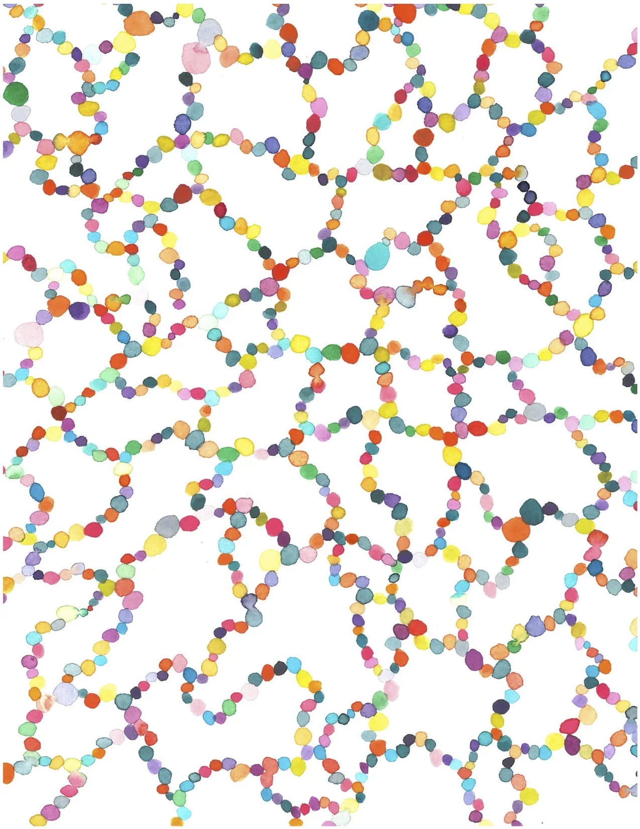 "We Are All Connected" - Watercolor, 2015