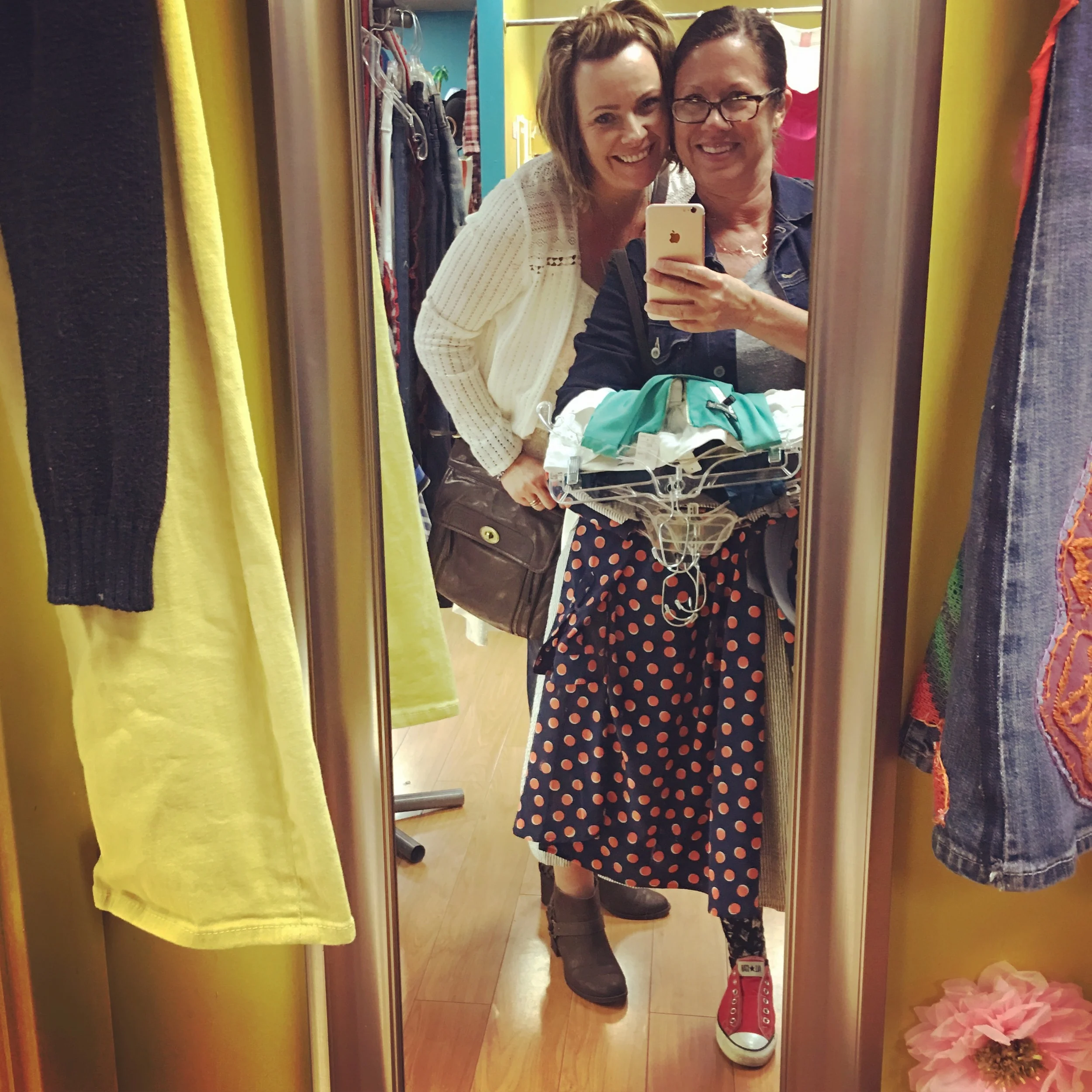 My new friend, Natalie, helps me navigate shopping, traffic, parking lots + larger than life social situations