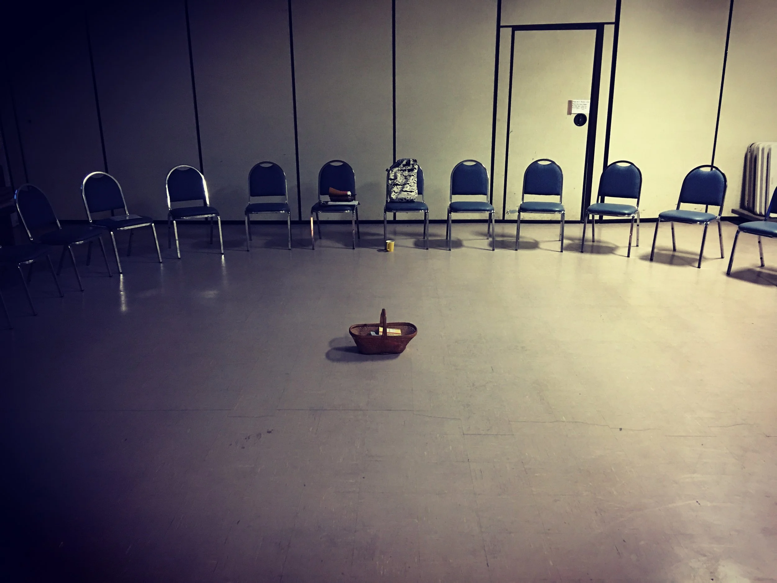 The sacred space of my morning AA meetings.