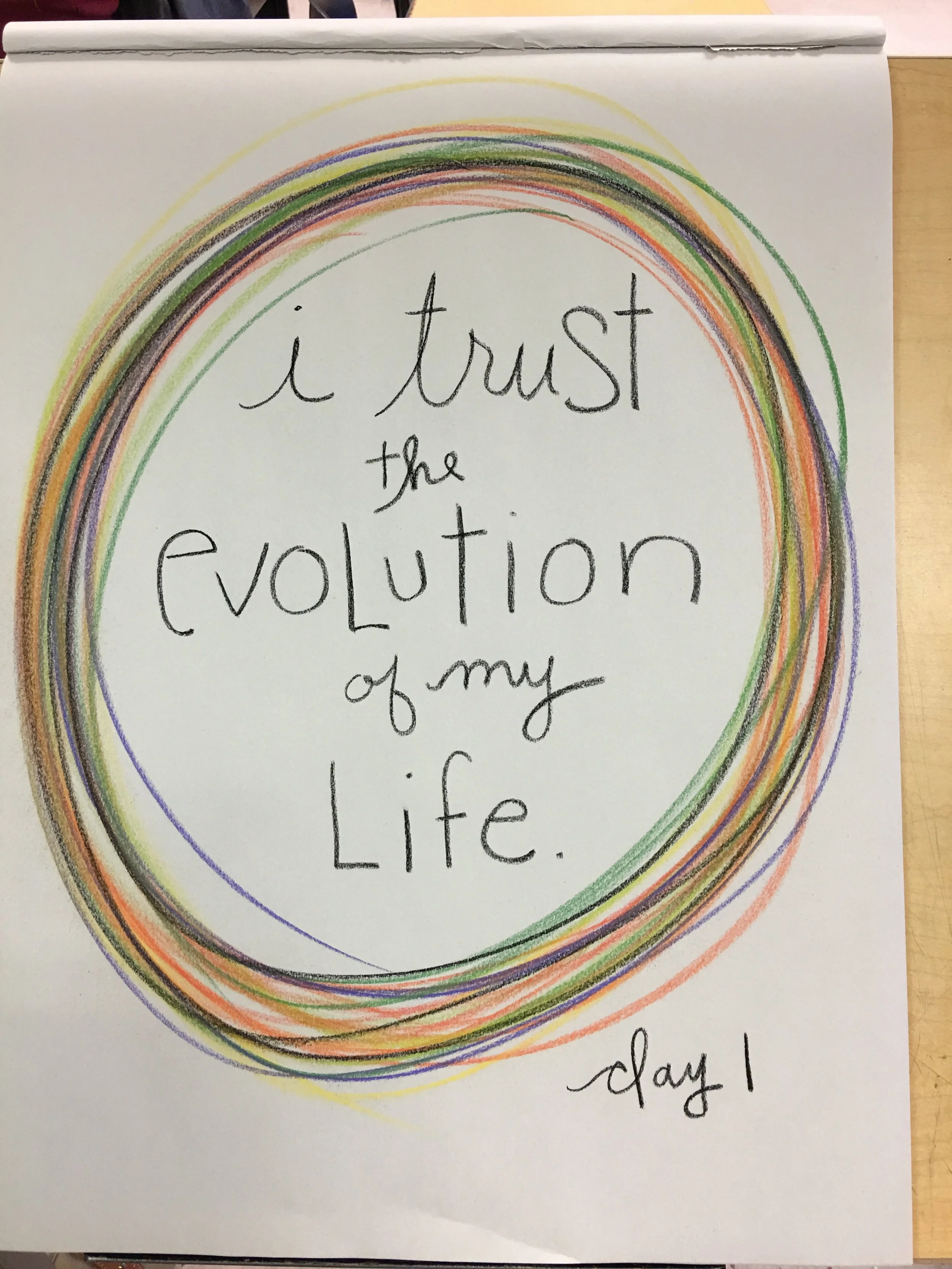 The Mantra Project - Day 1 (collaboration with Holly from Hip Sobriety)