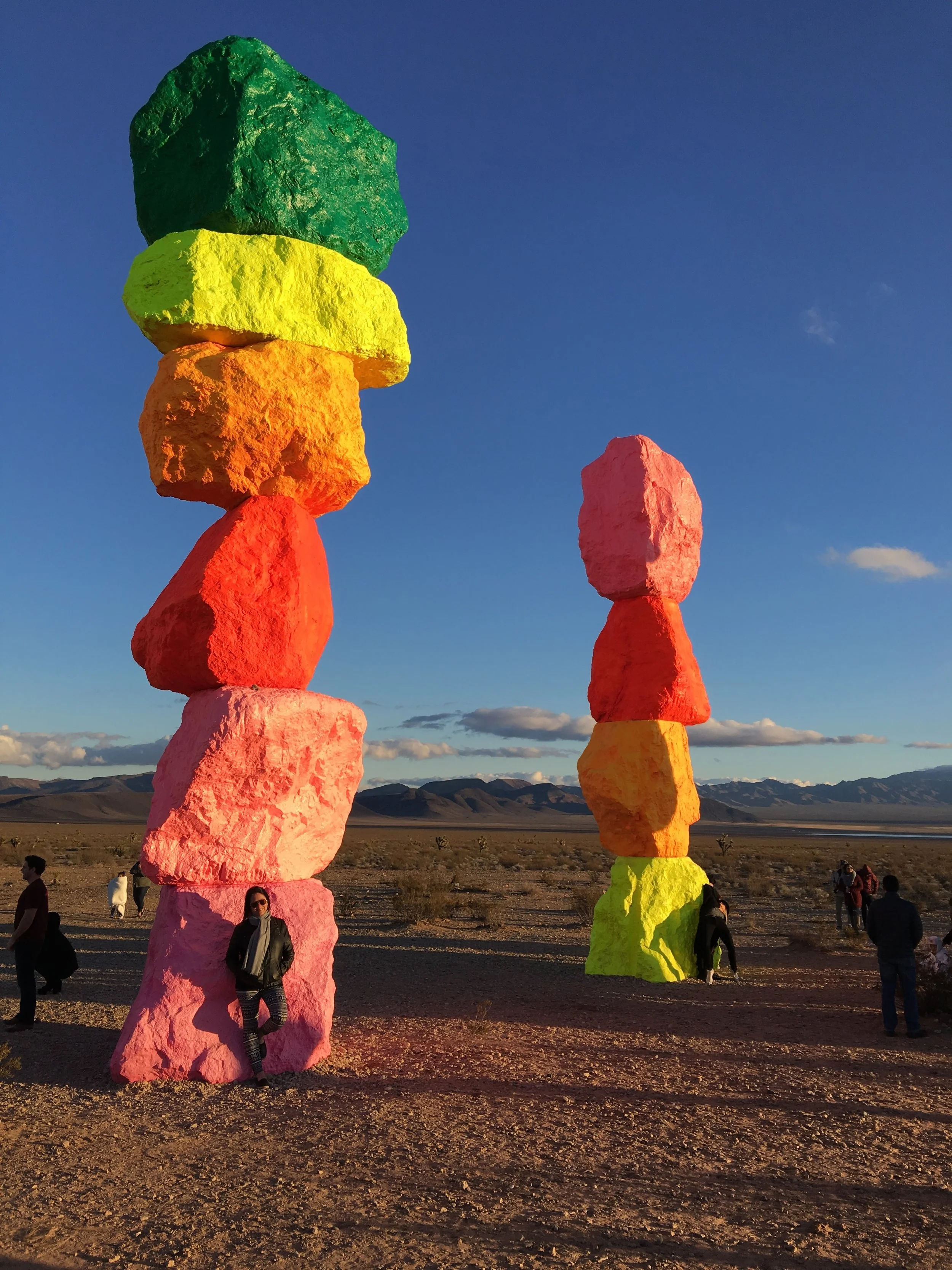 New Year's Day 2017 - Seven Magic Mountains, Las Vegas, NV
