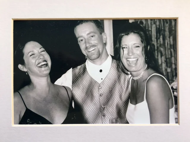 Kacy + Scott's wedding day 9/2/00 