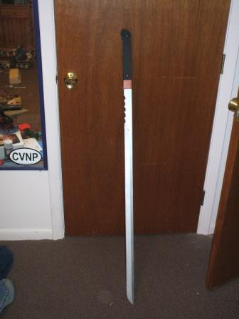 This is actually one of the better swords I've made. Shame it never goes anywhere with me.