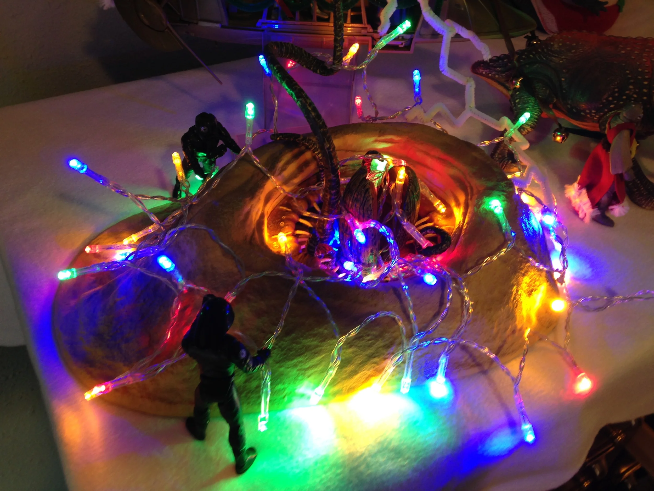 These Imperial officers are helping decorate the Sarlacc. Hopefully they don't get too close...
