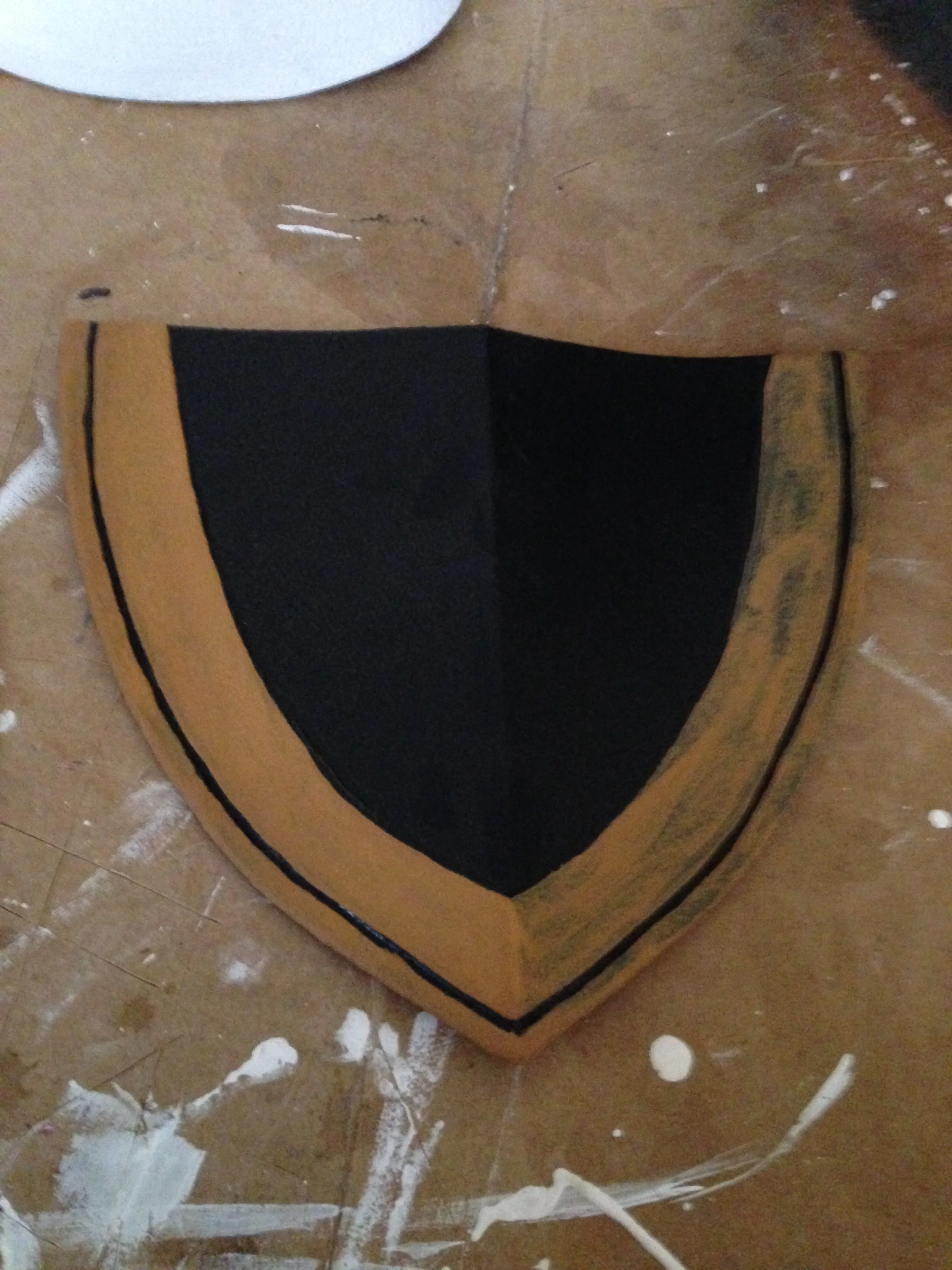 You can see the difference a second coat makes (left side), versus just a single coat (right side).