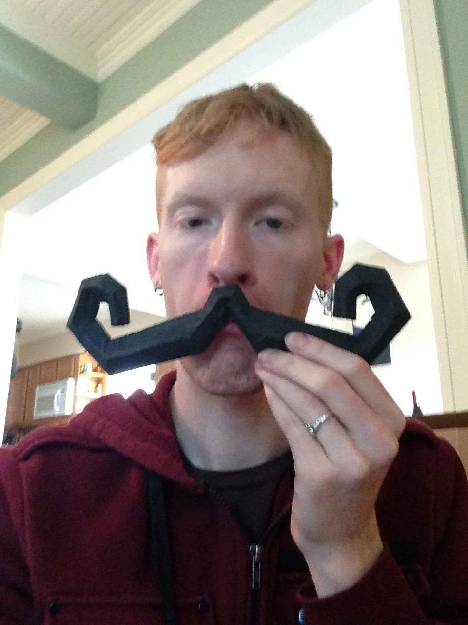 It even doubles as a Professor Port-calibur mustache. Good show, I say!