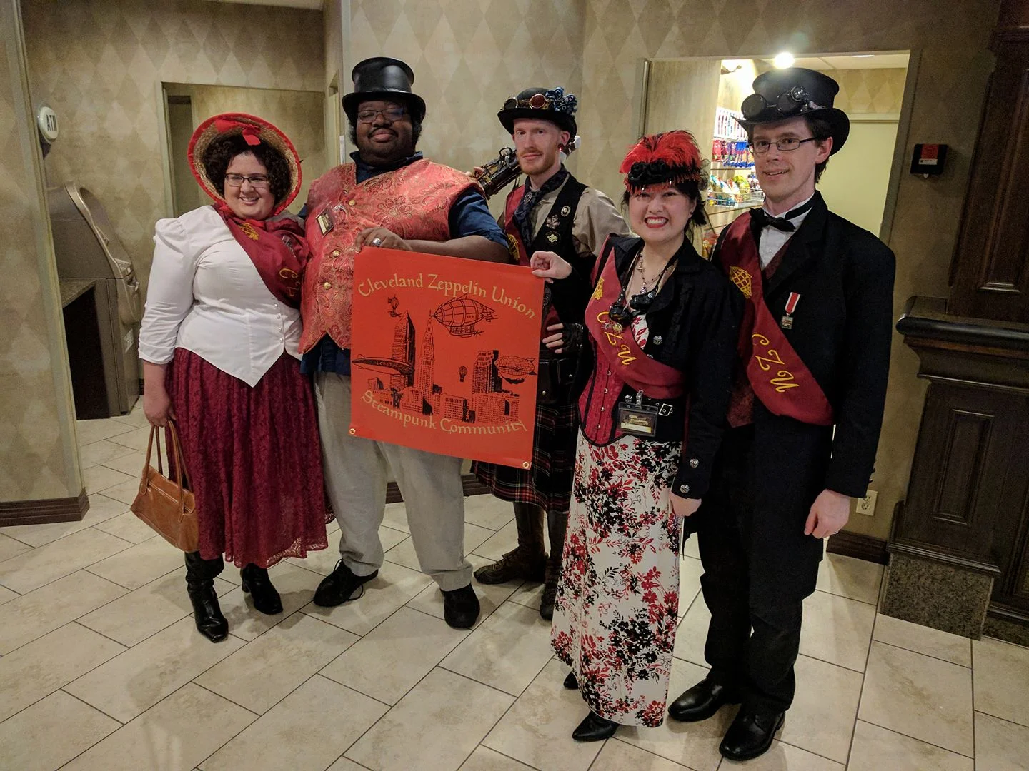 Here's the Union at the Steampunk Symposium this year.
