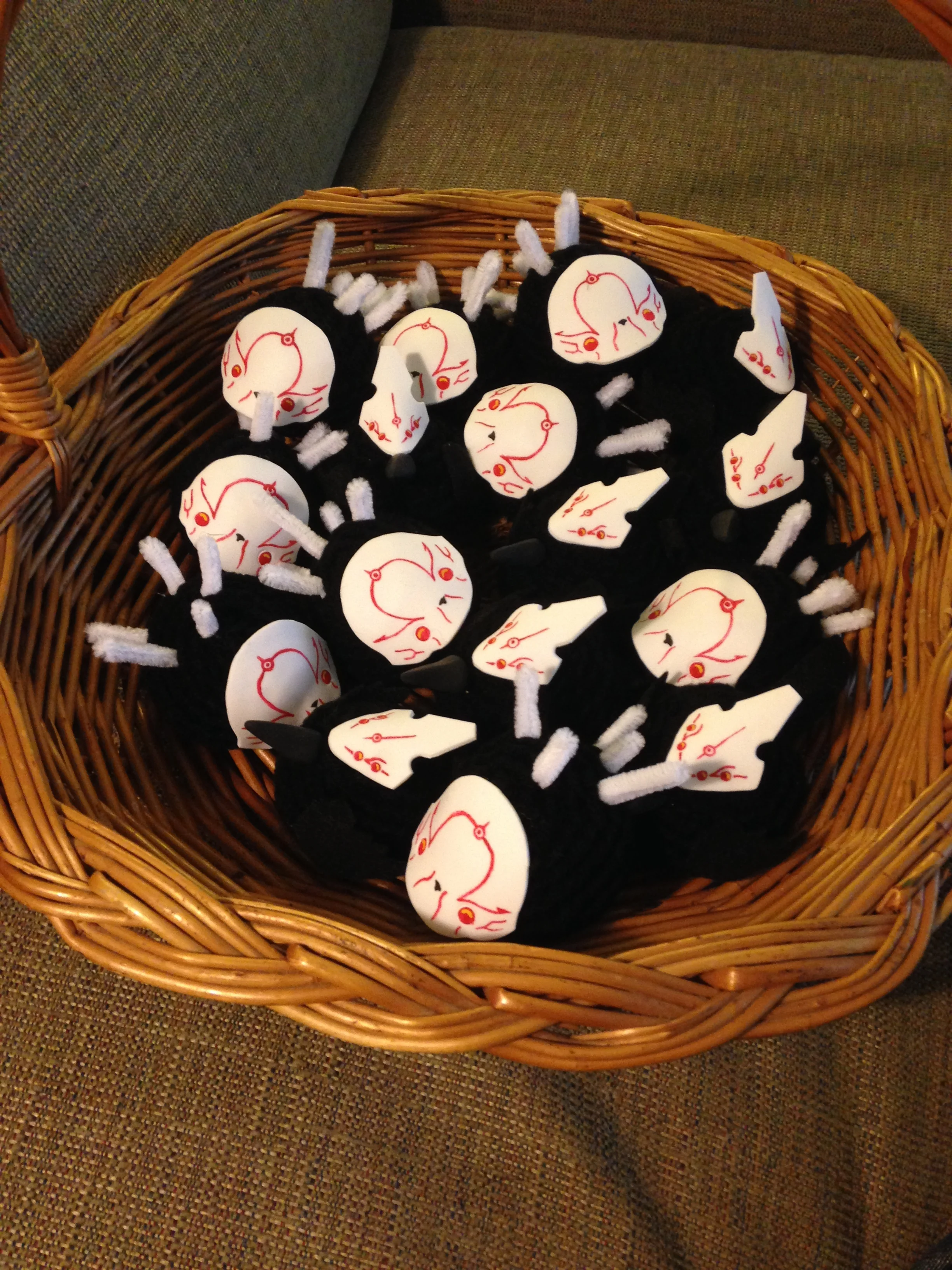 In anticipation of the panel, I made a basket full of Grimm. RAWR!
