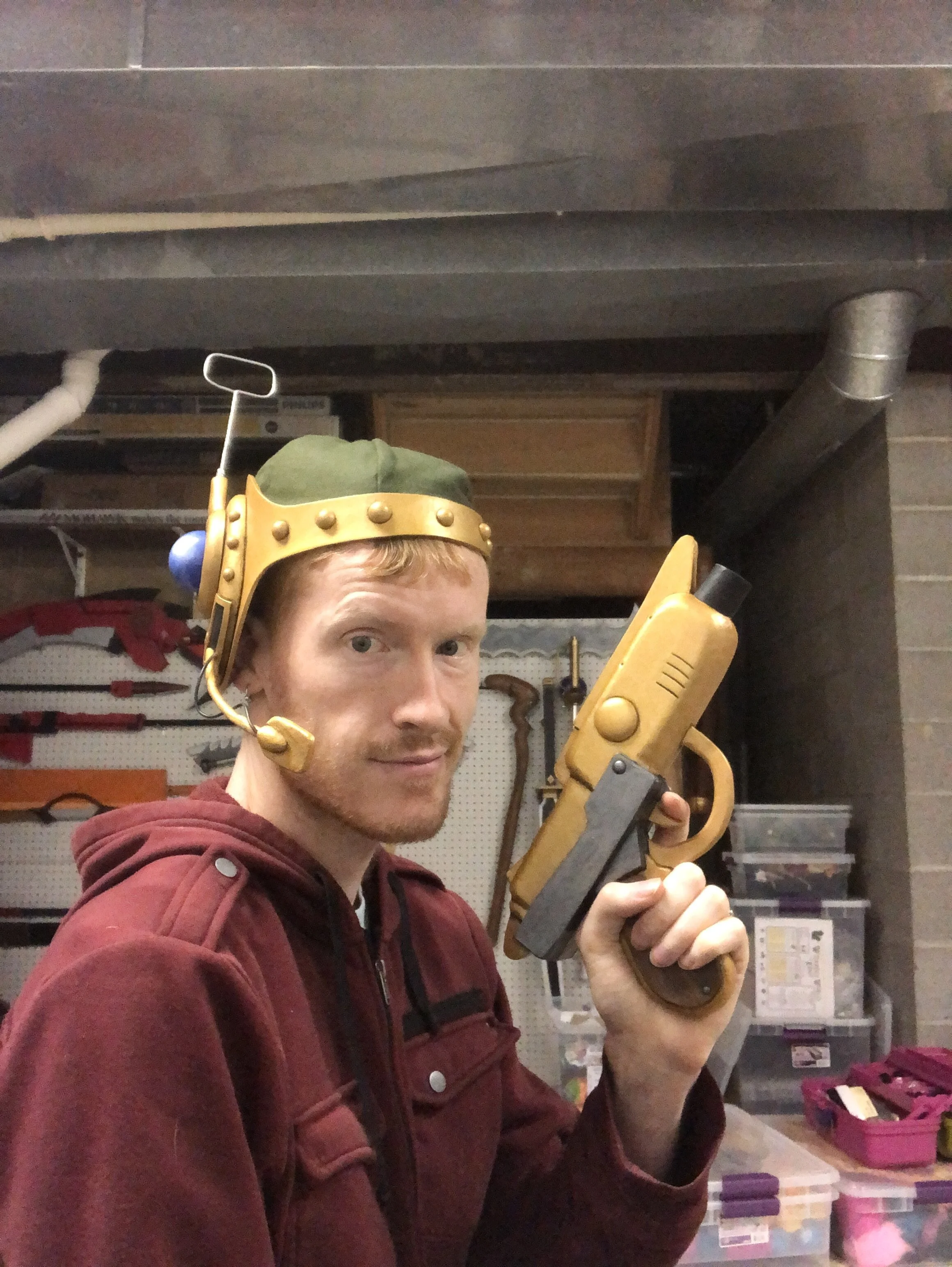  Lucca’s Helmet &amp; Blaster Chrono Trigger 