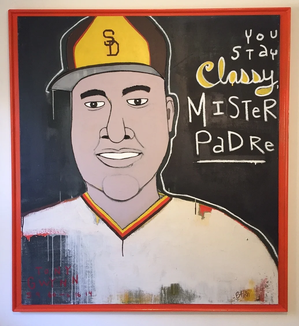 Tony Gwynn / 52"x52" / 1750 / SOLD