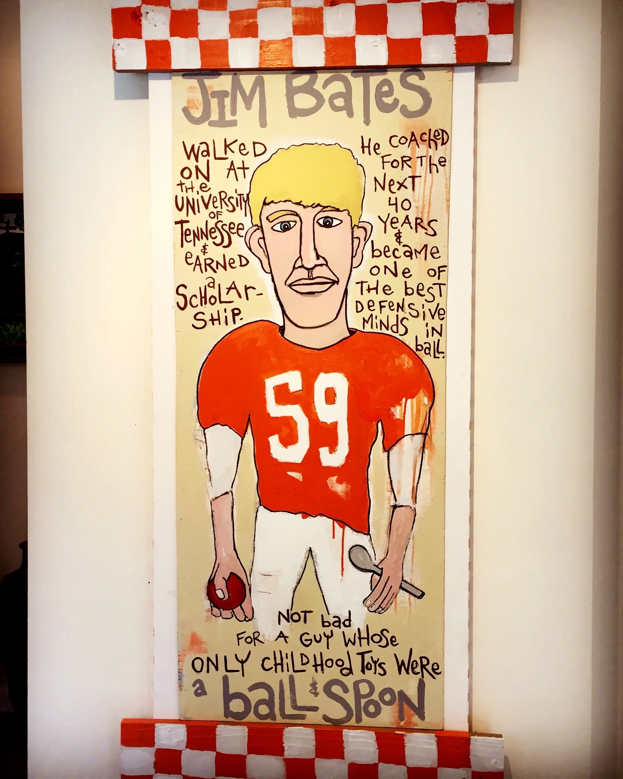 Jim Bates - Ball & Spoon / 2'x4' /SOLD