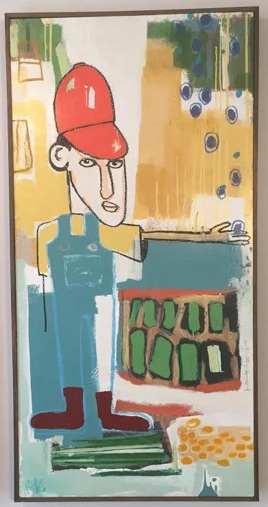 Knee High by The 4th of July / 49"x25" / mixed media / 900