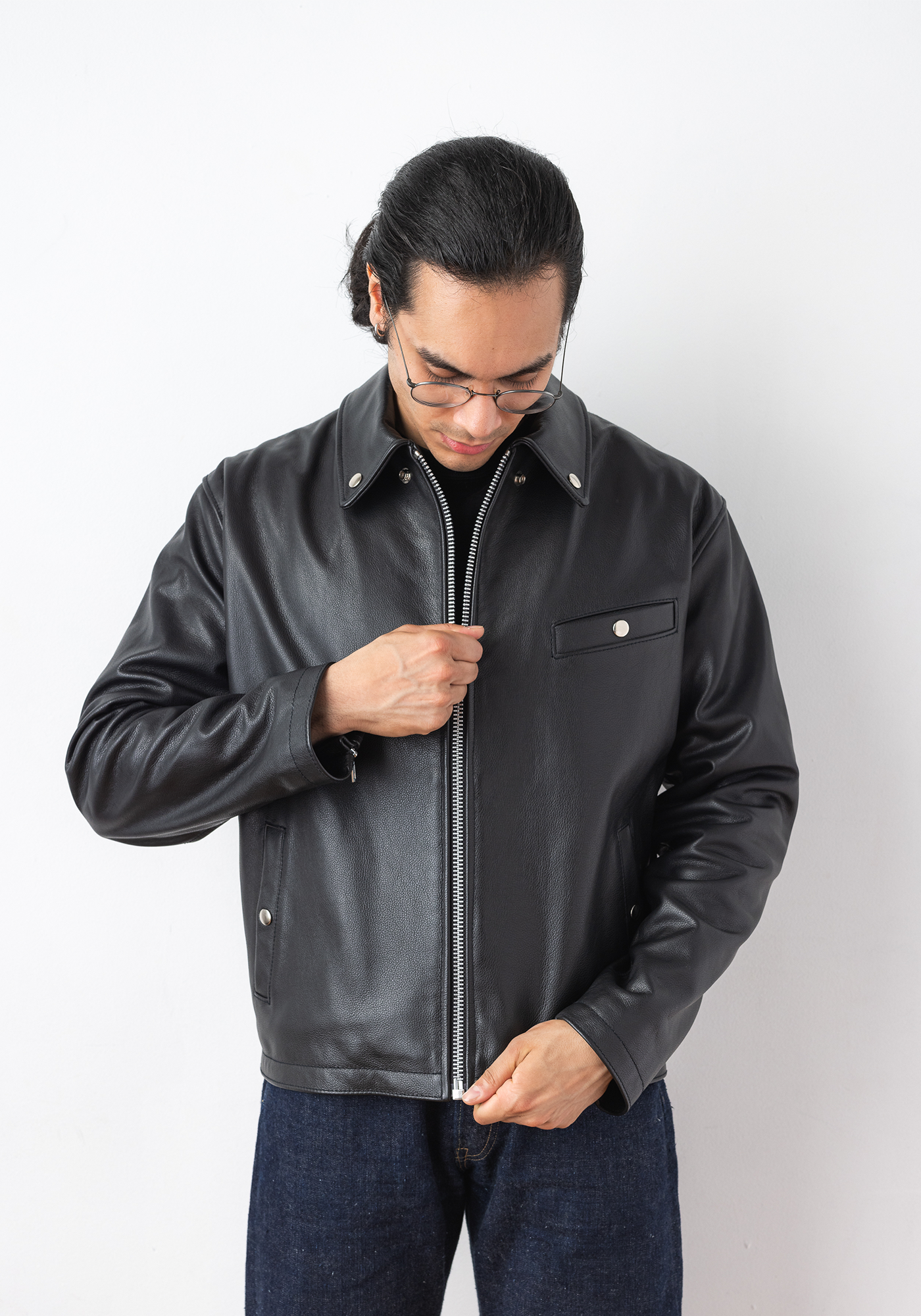 Café Rider Leather Jacket 