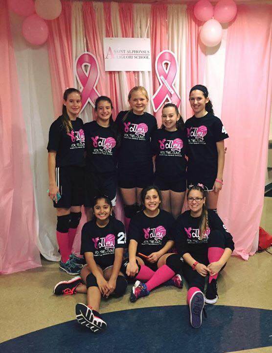 THANK YOU TO EVERYONE WHO VOLUNTEERED AND DONATED TO VOLLEY FOR THE CURE! ALSO, THANK YOU TO ALL OF THE SCHOOLS PARTICIPATING AND DONATING. THE EVENT, WITH PRIZES, GAMES, PINK HAIR, FACE PAINTING, AND FUN, RAISED THOUSANDS FOR A GREAT CAUSE! CHARGING ON FOR A CURE! #CHARGEON #STALCHARGERS #CATHOLICSCHOOL #VOLLEYFORACURE
