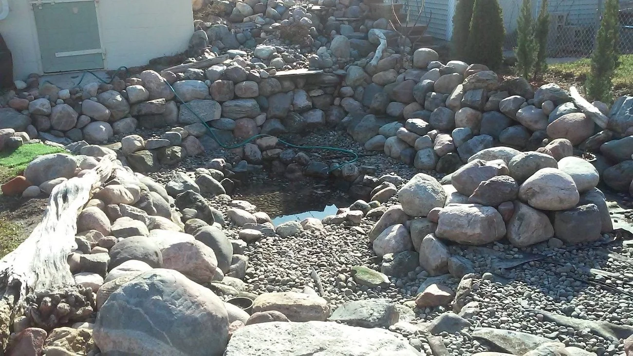 Pond rocks how to build backyard ponds