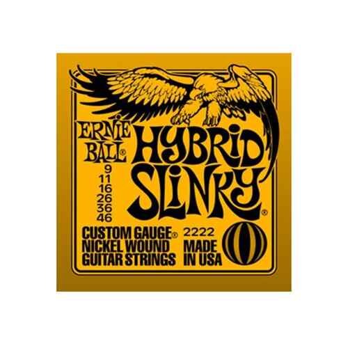 Cordas para guitarra Ernie Ball Hybrid Slinky 9-46