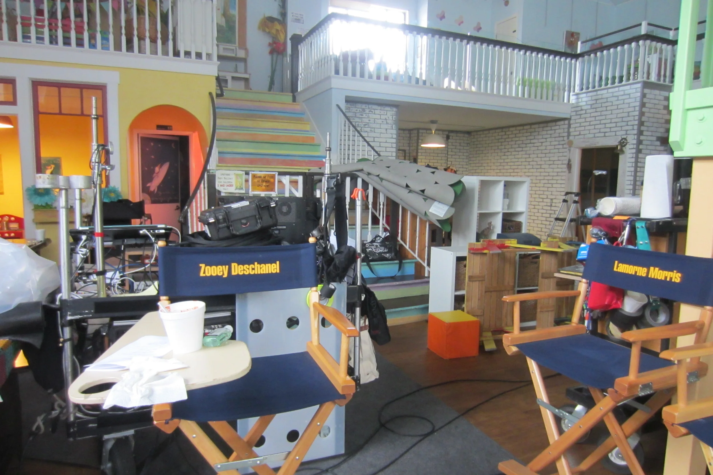 Sharing the Playground with the crew from "New Girl"