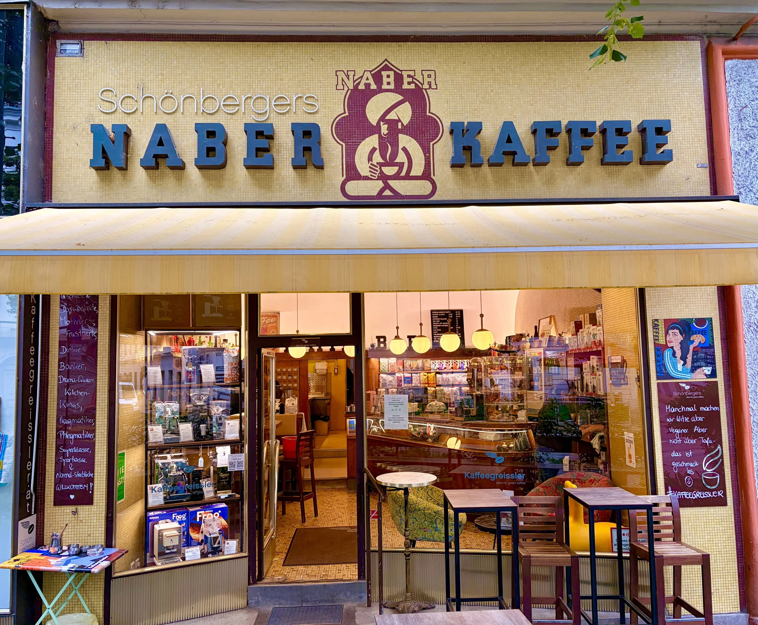 Portal Schönbergers Naber Kaffee