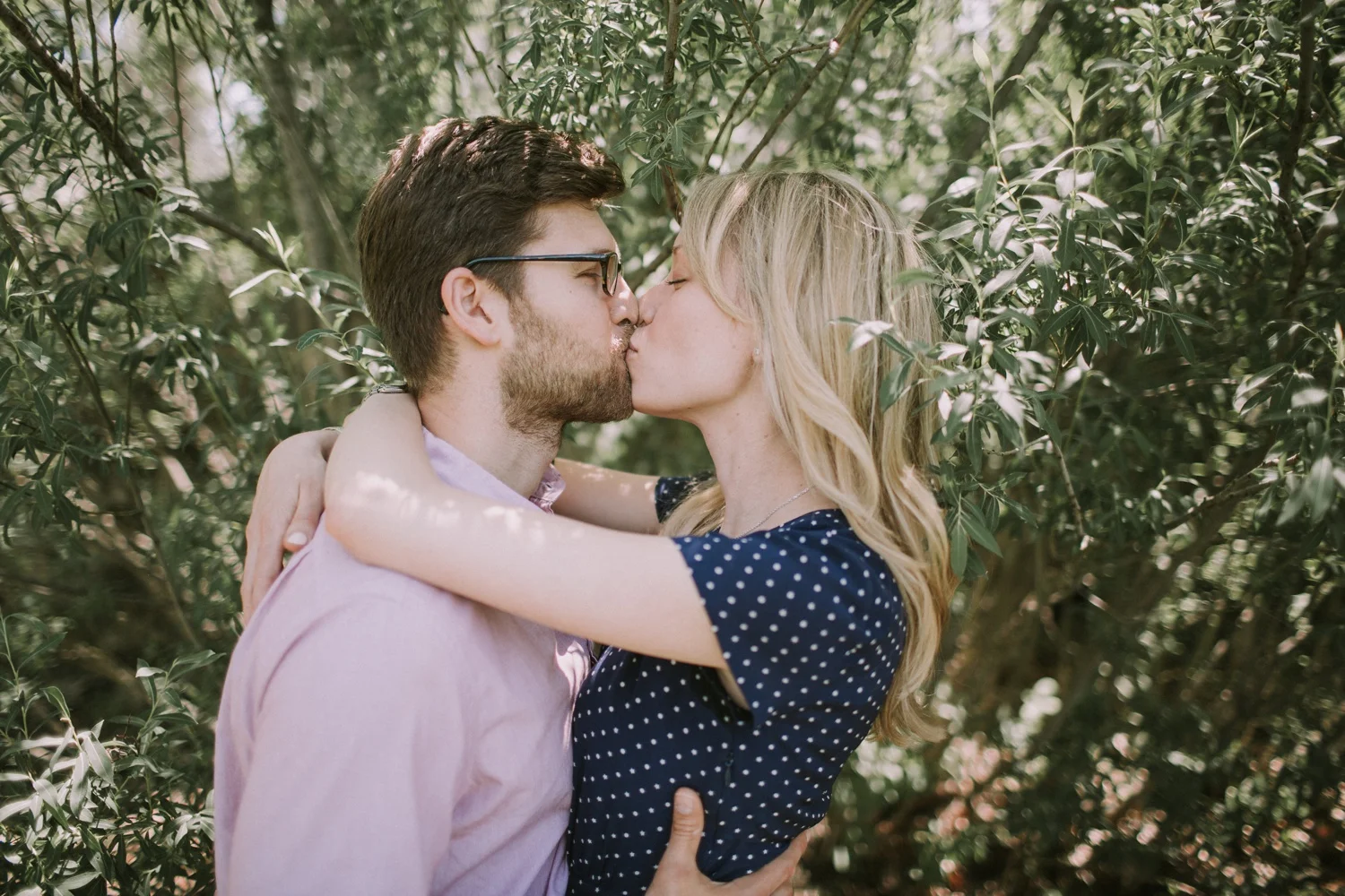 Arnold Arboretum Engagement Session in Boston Massachusetts