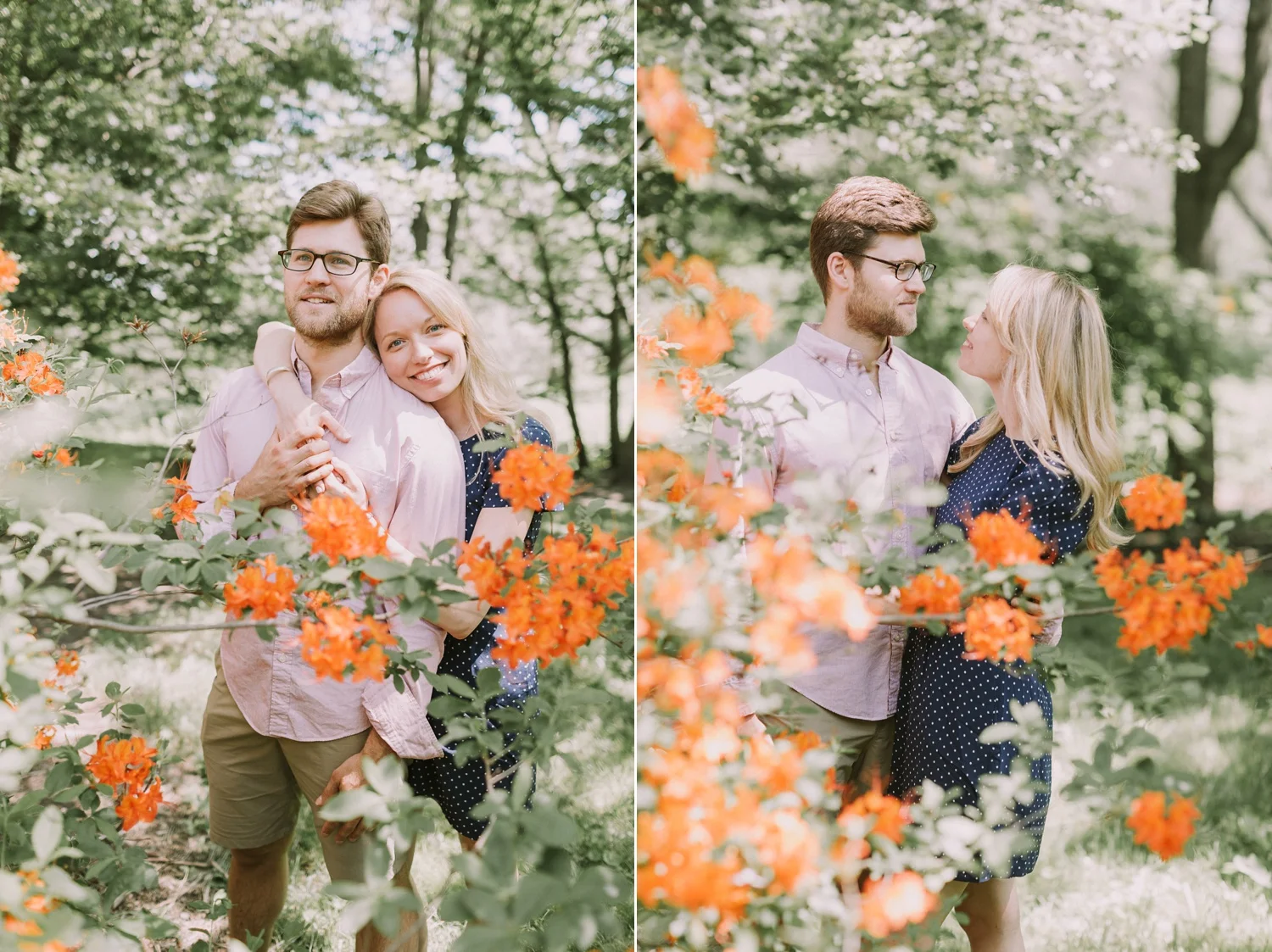 Arnold Arboretum Engagement Session in Boston Massachusetts