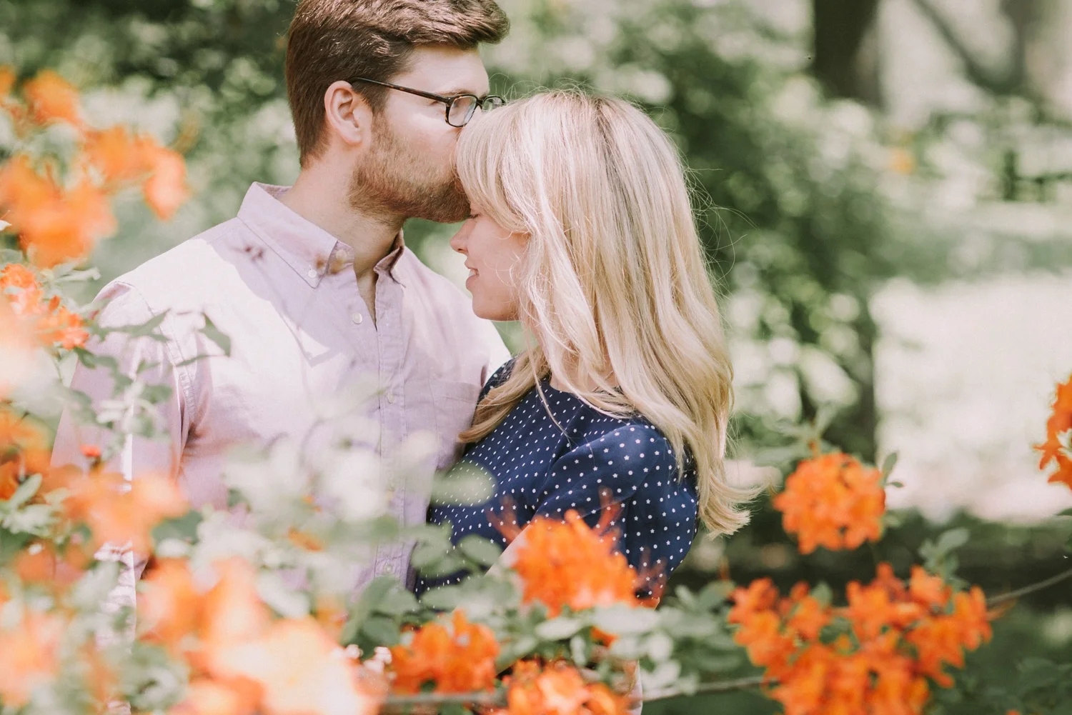 Arnold Arboretum Engagement Session in Boston Massachusetts