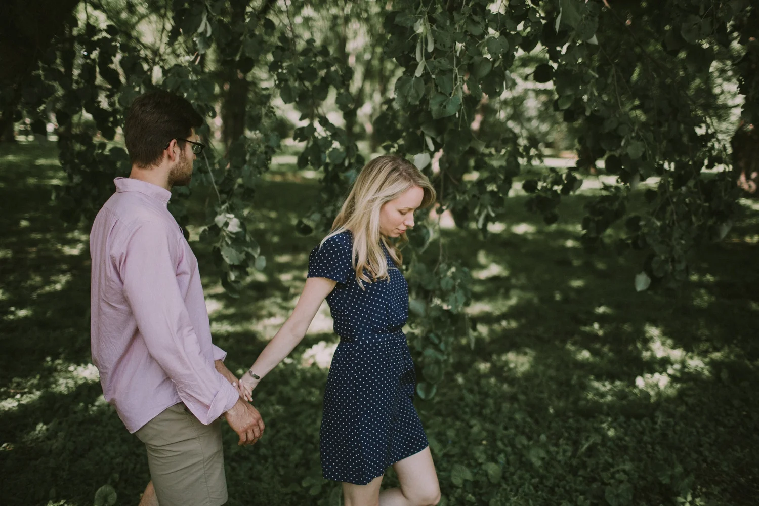 Arnold Arboretum Engagement Session in Boston Massachusetts