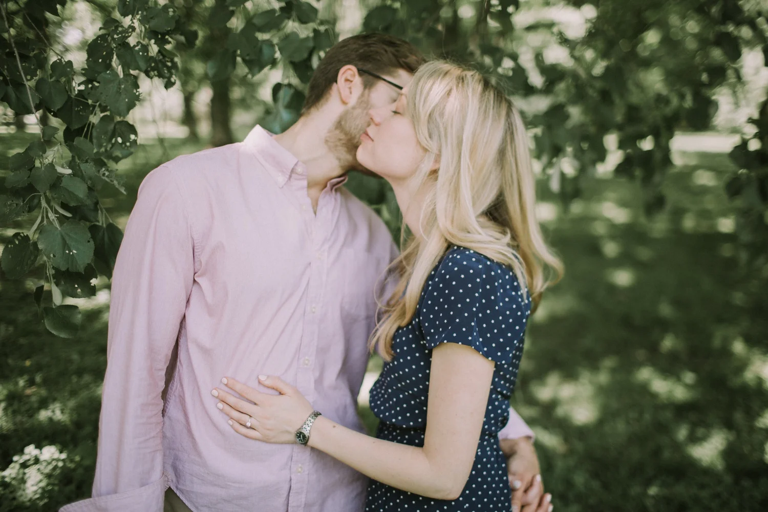 Arnold Arboretum Engagement Session in Boston Massachusetts