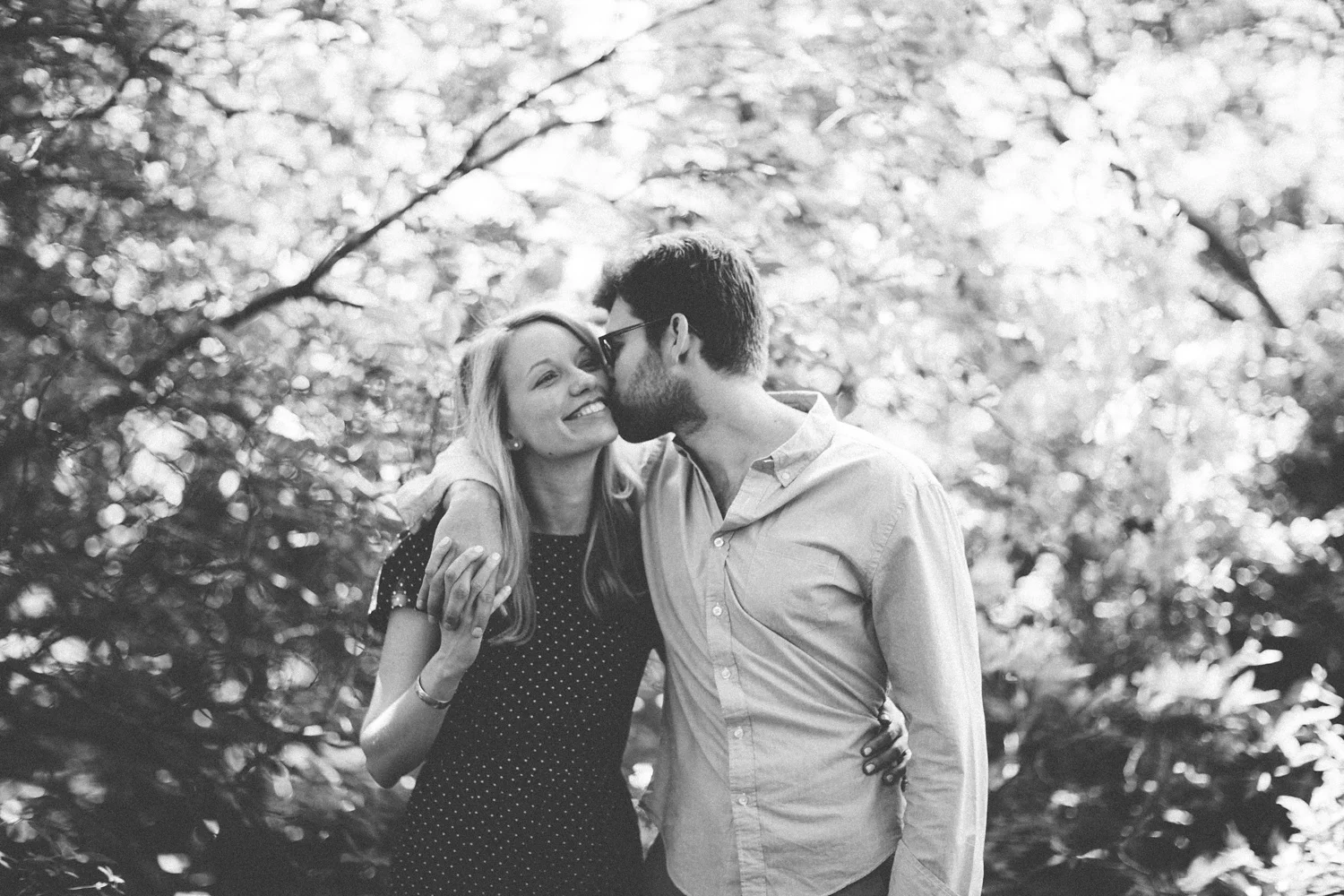Arnold Arboretum Engagement Session in Boston Massachusetts
