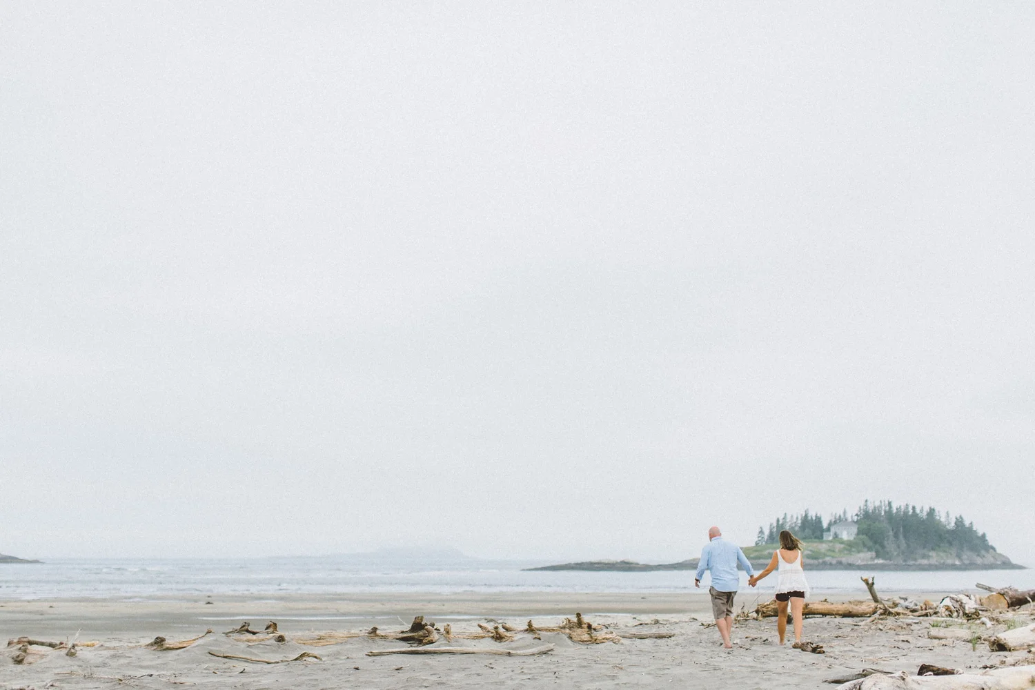 Popham Beach Maine Wedding Photographer / Anniversary Shoot