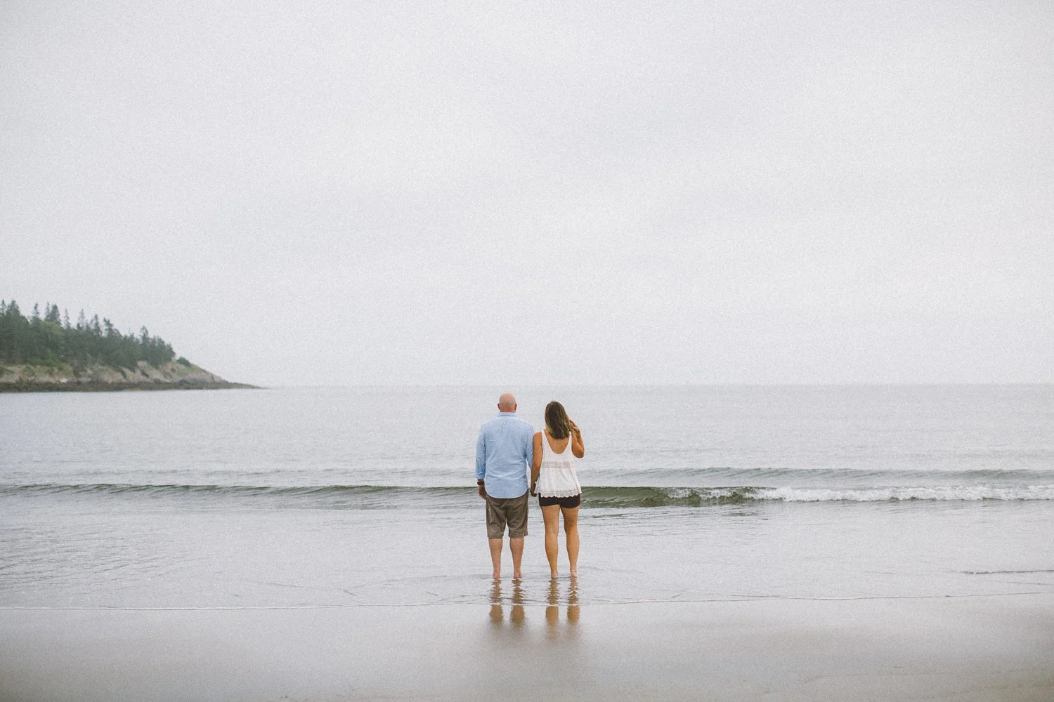 Popham Beach Maine Wedding Photographer / Anniversary Shoot