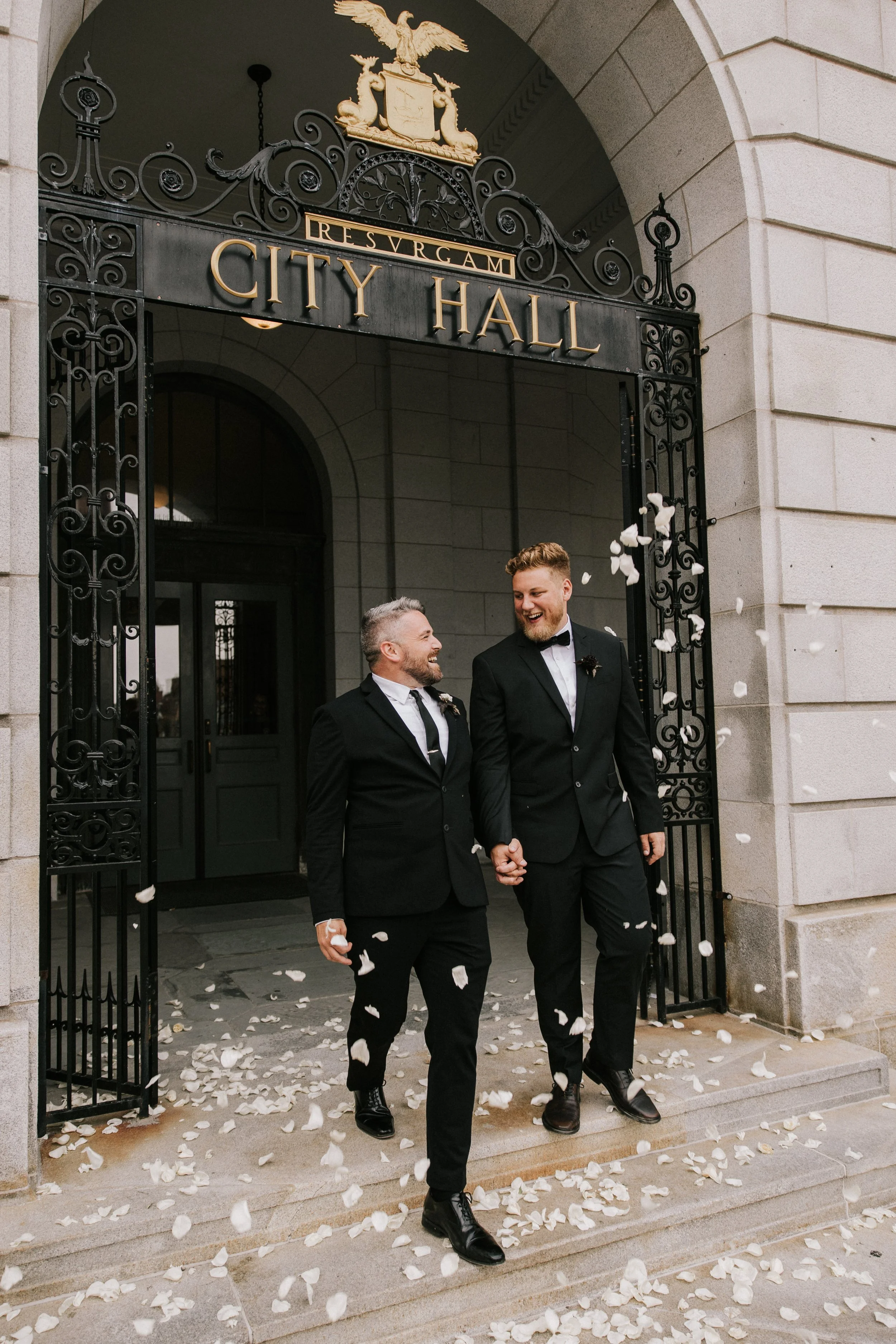 same sex wedding at portland city hall