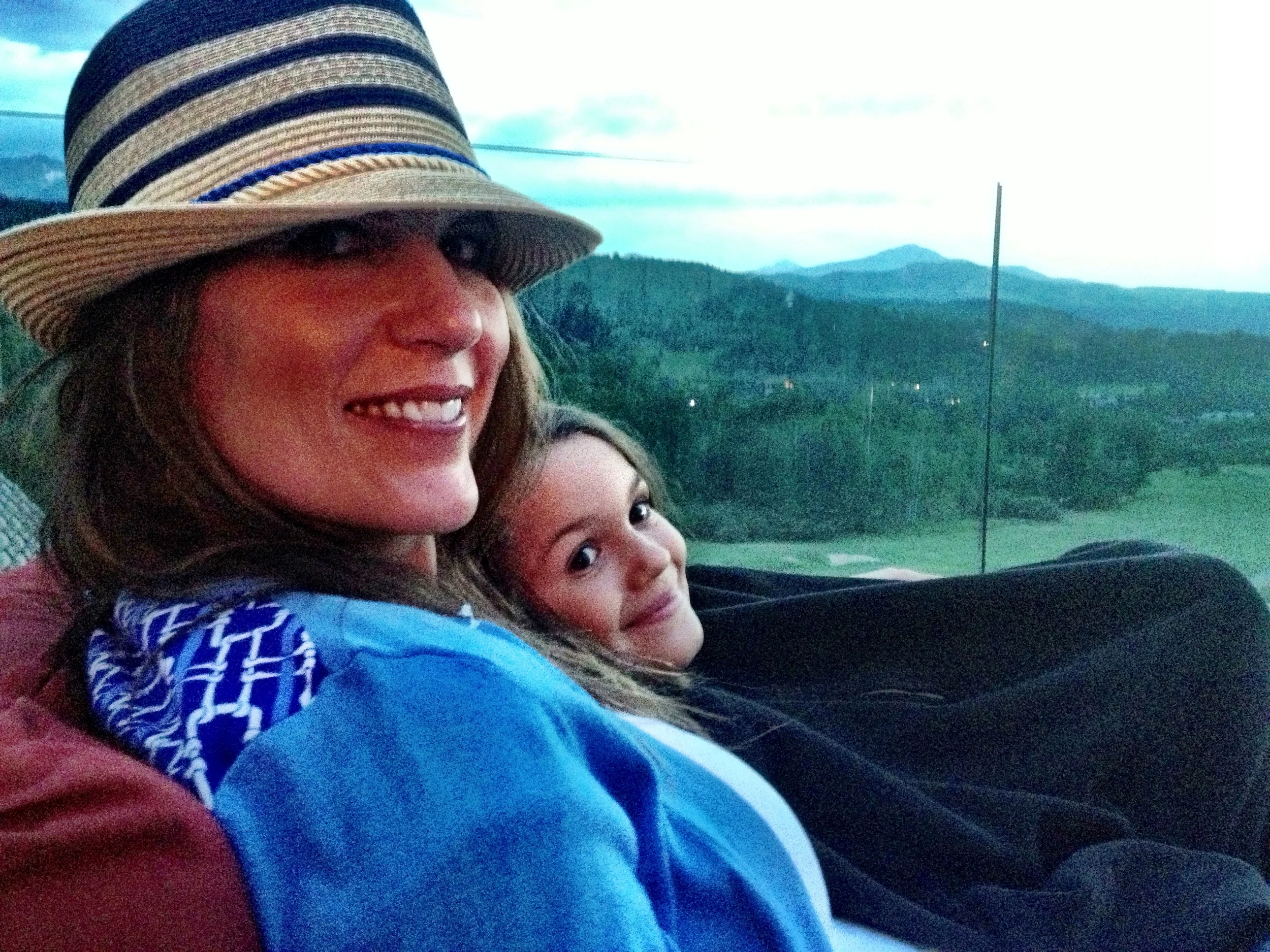 Isabel and Sophia in Telluride.