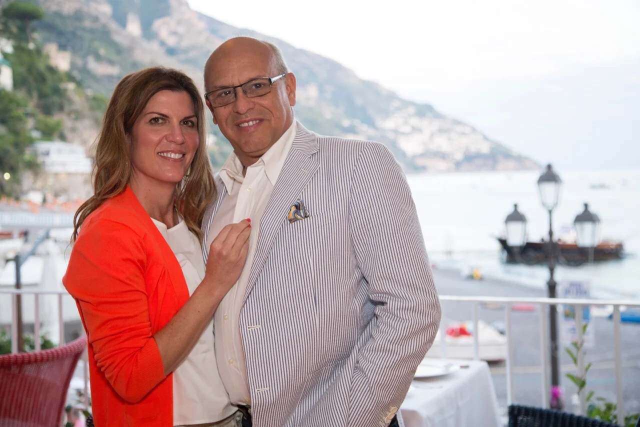 Isabel and Mark in Positano, Italy