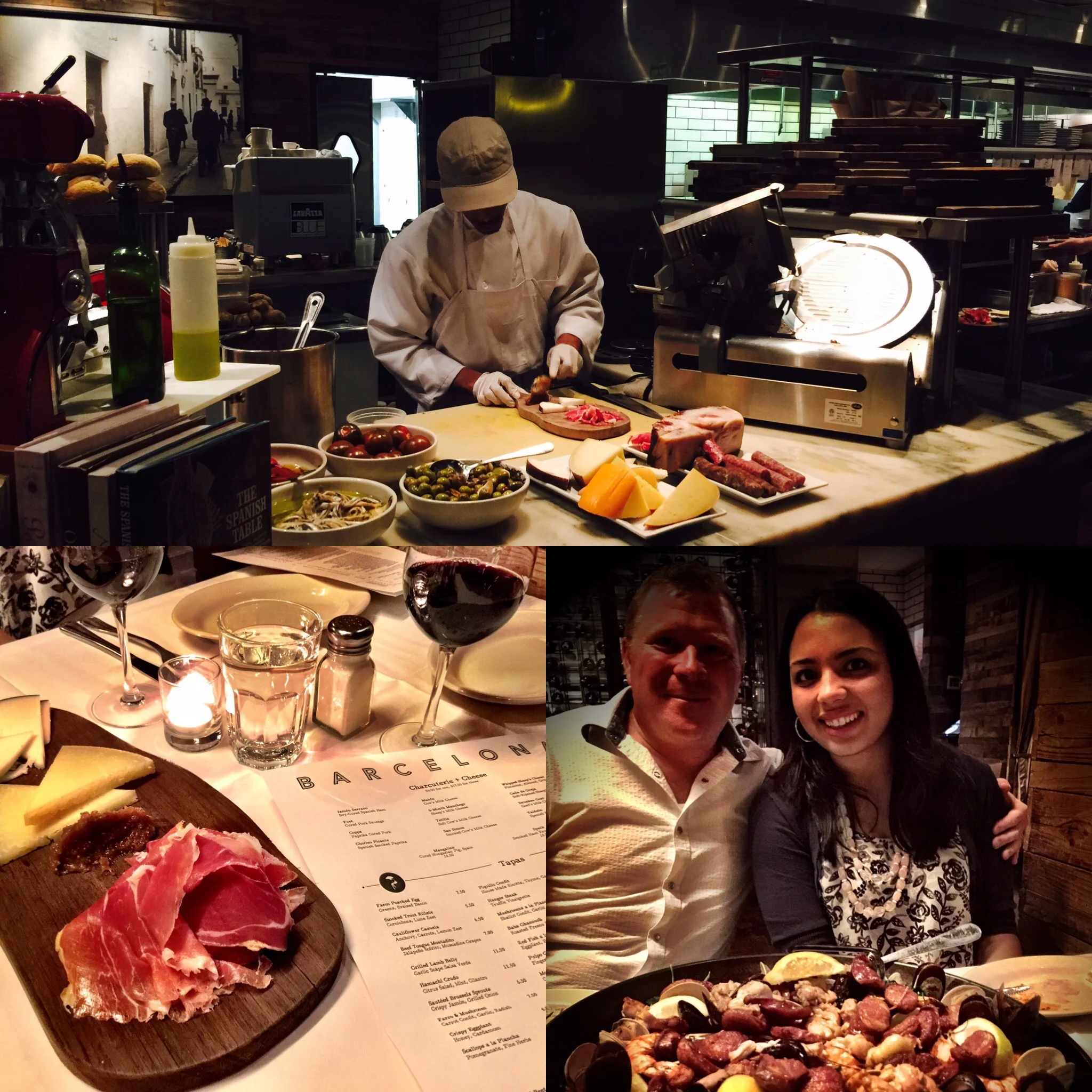Dinner at Barcelona with Chris & Whitley Meeks