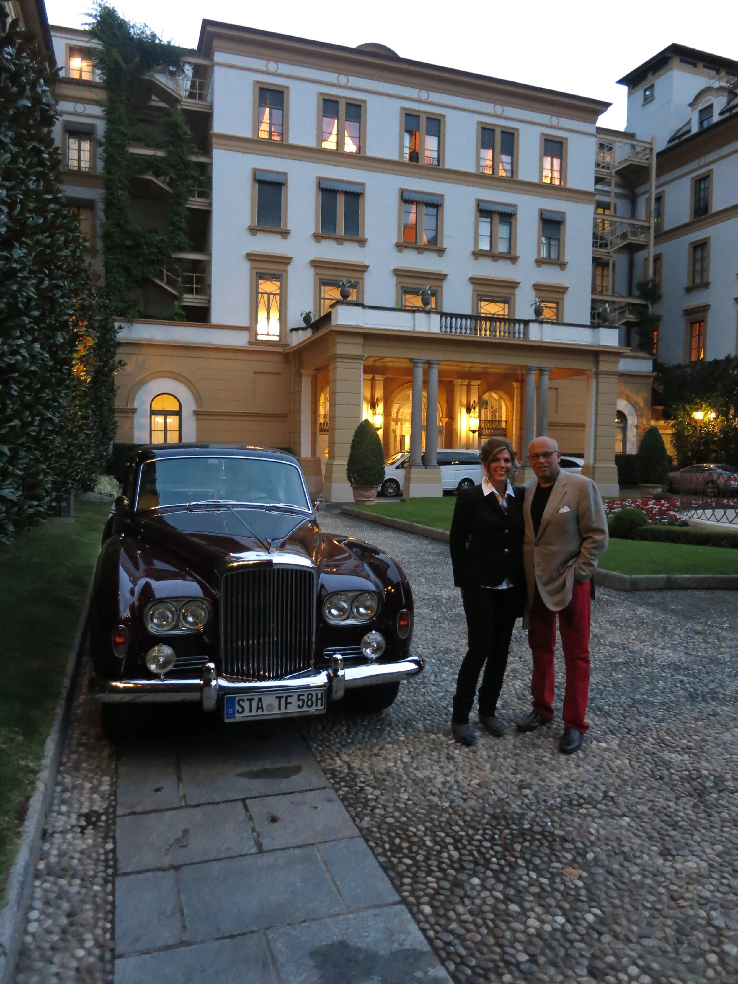 Mark and Isabel at the Villa d'Este ~ Lake Como