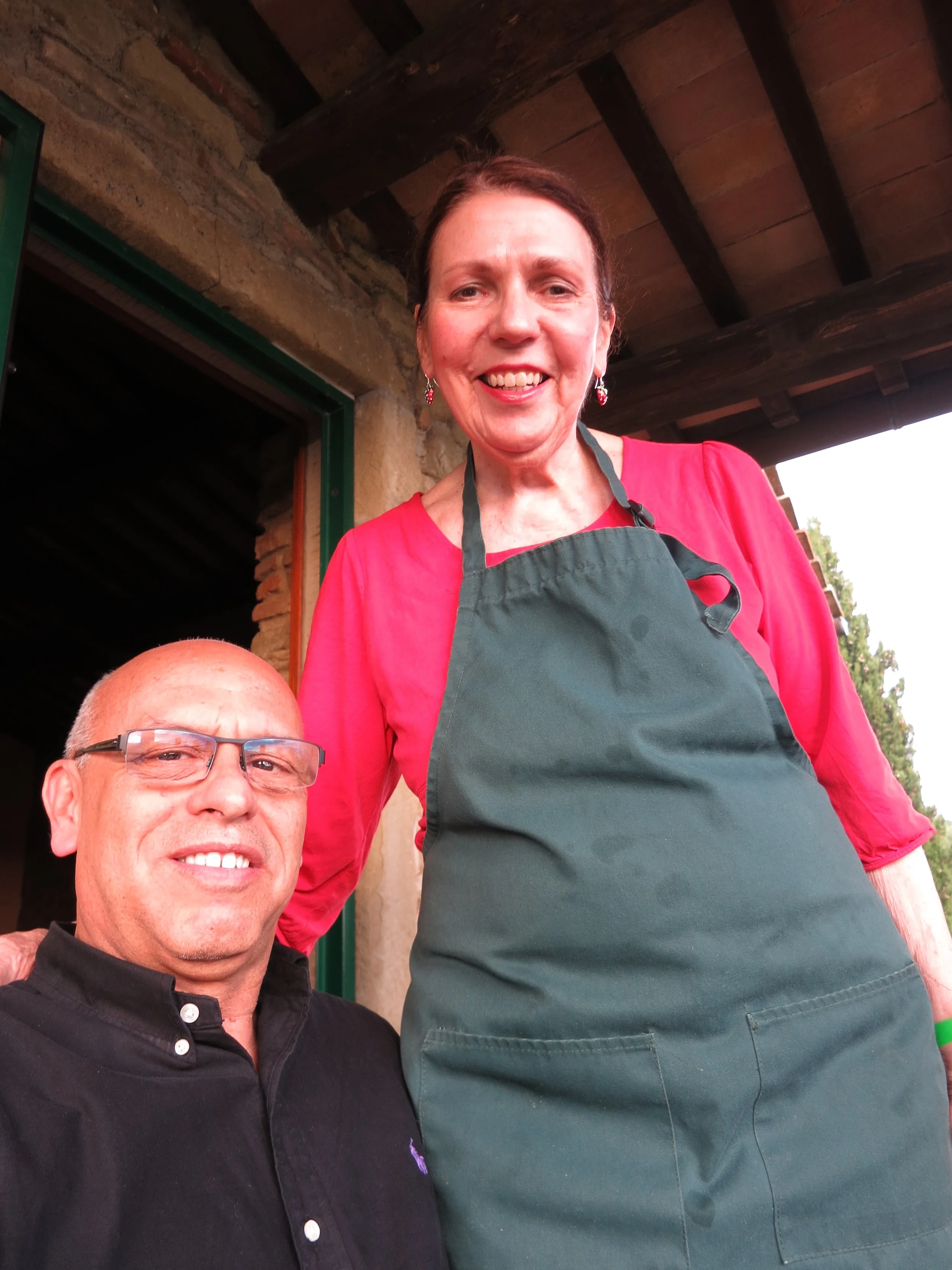 Mark with Elizabeth Wholey