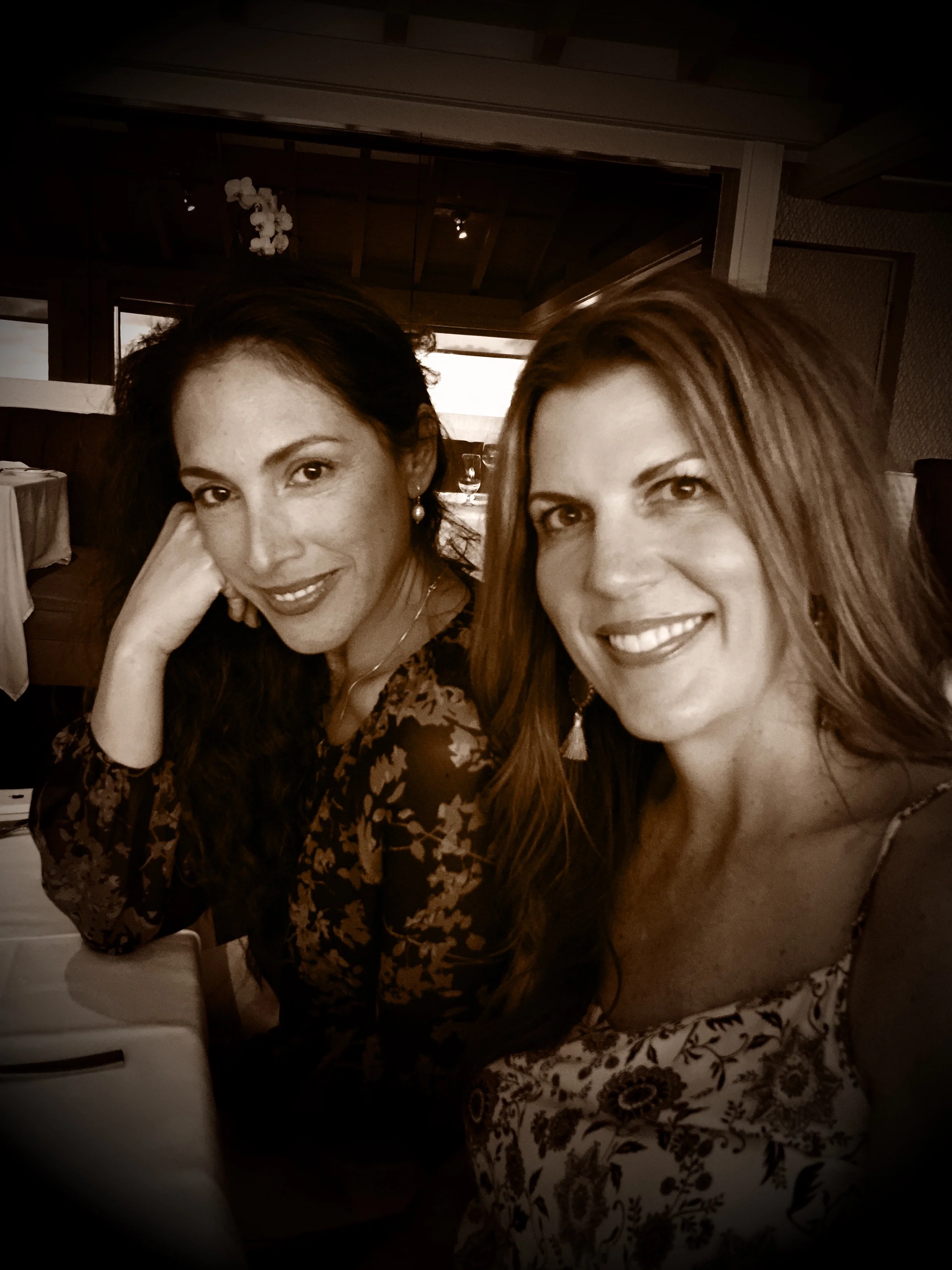 Gicela and Isabel at the Marine Room