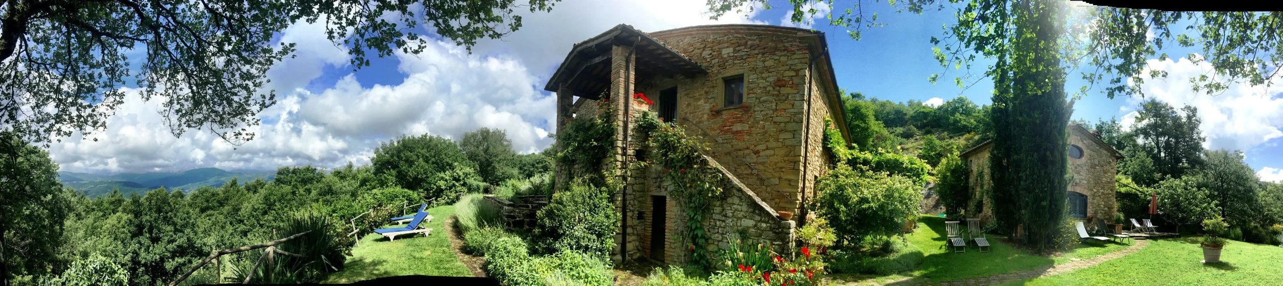 Our farmhouse compound in Umbria