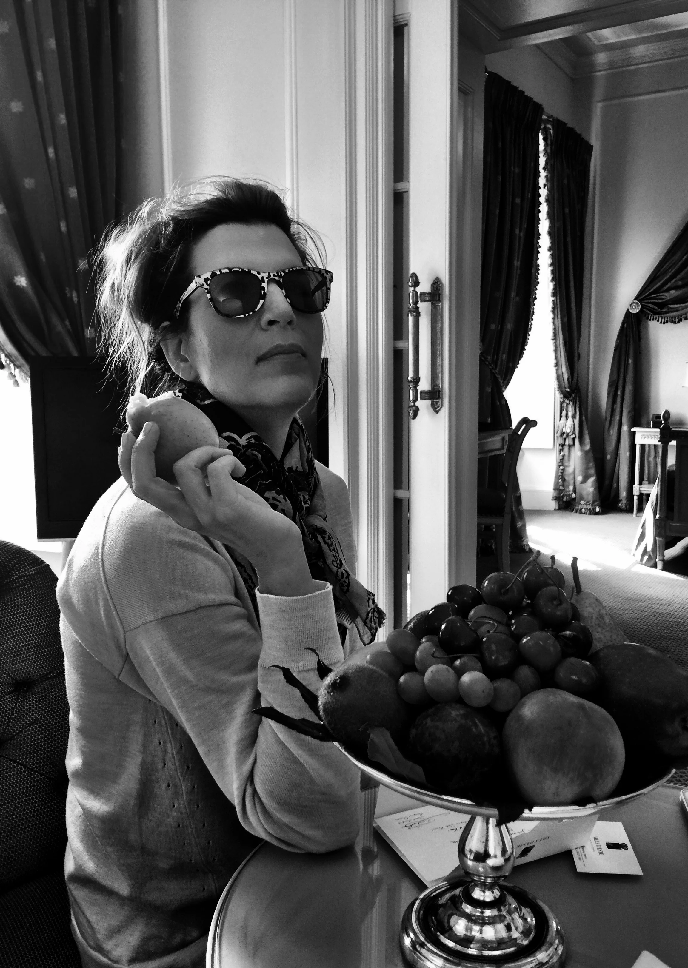 Isabel checked in at the Hotel Villa d'Este