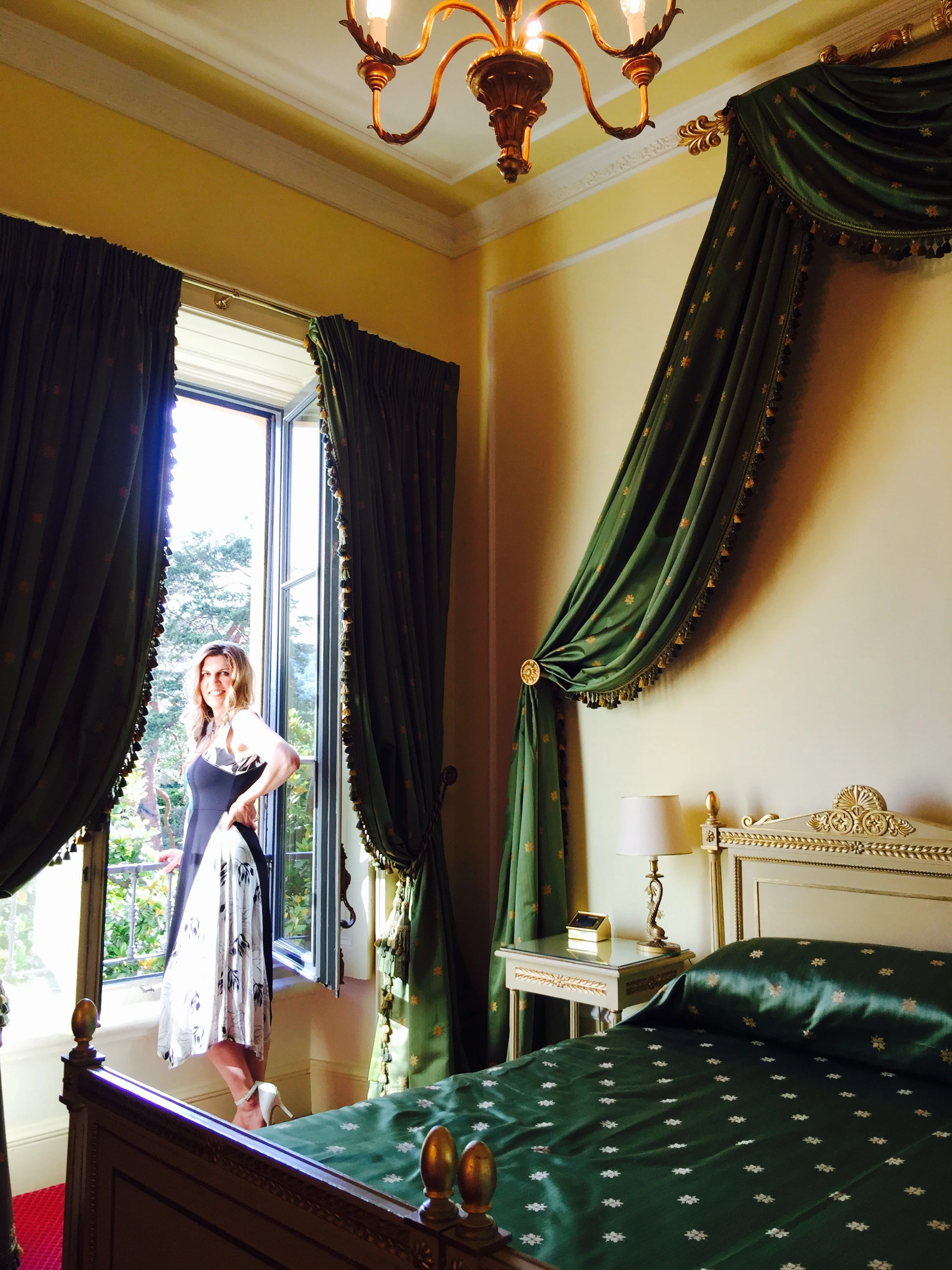 The beautiful rooms at the Villa d'Este