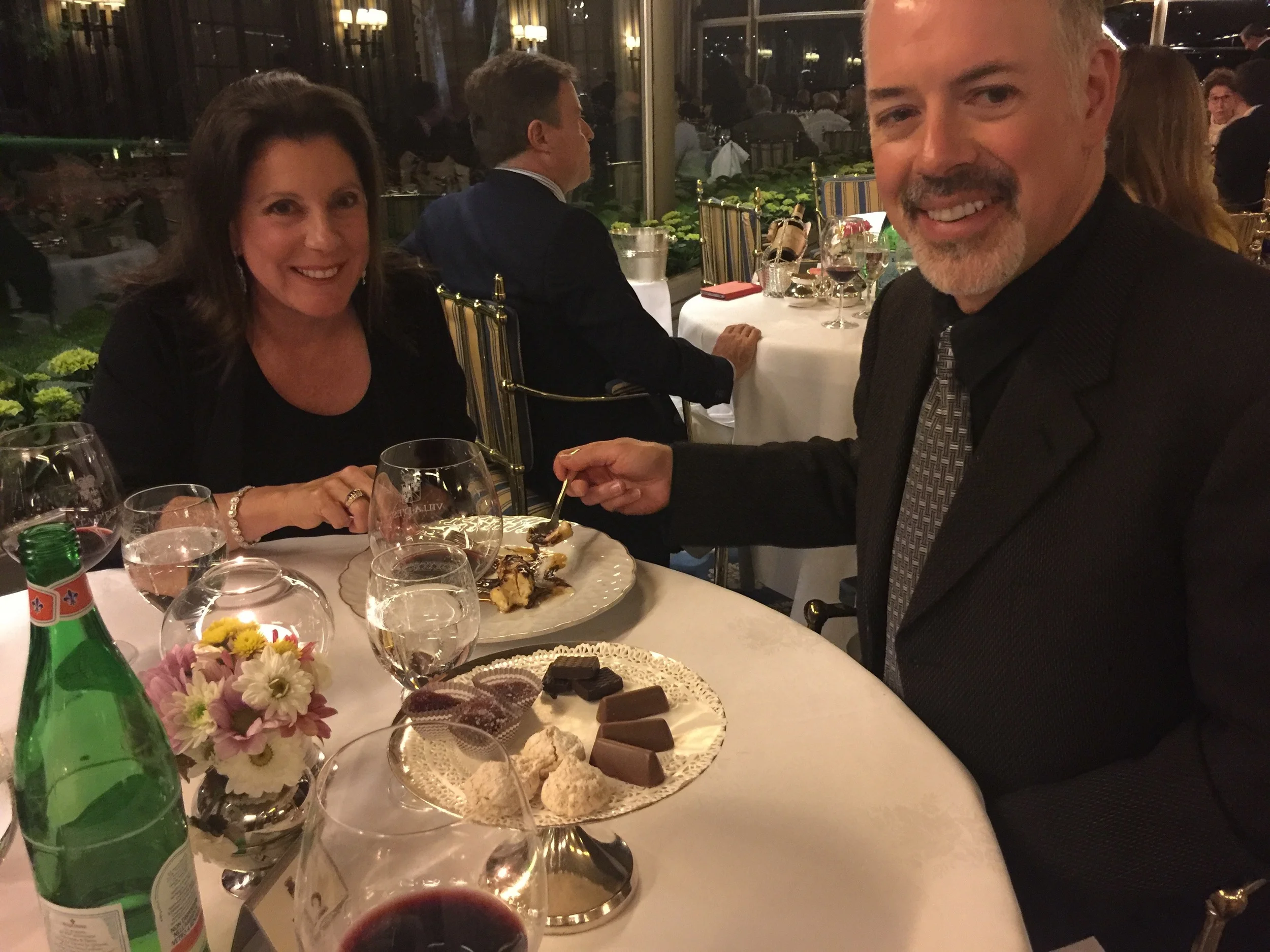 Dinner at the Villa d'Este
