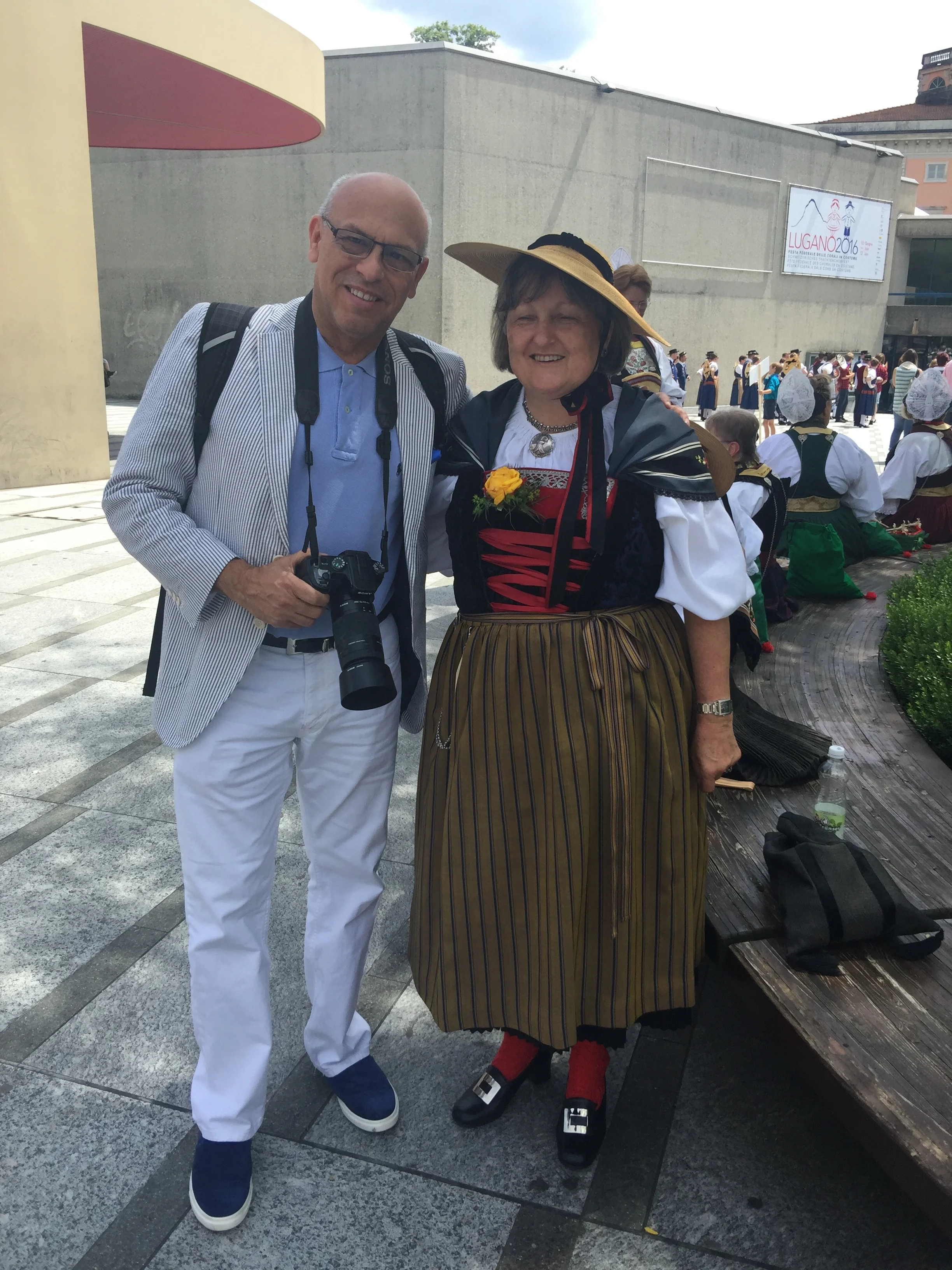 MC making friends in Switzerland