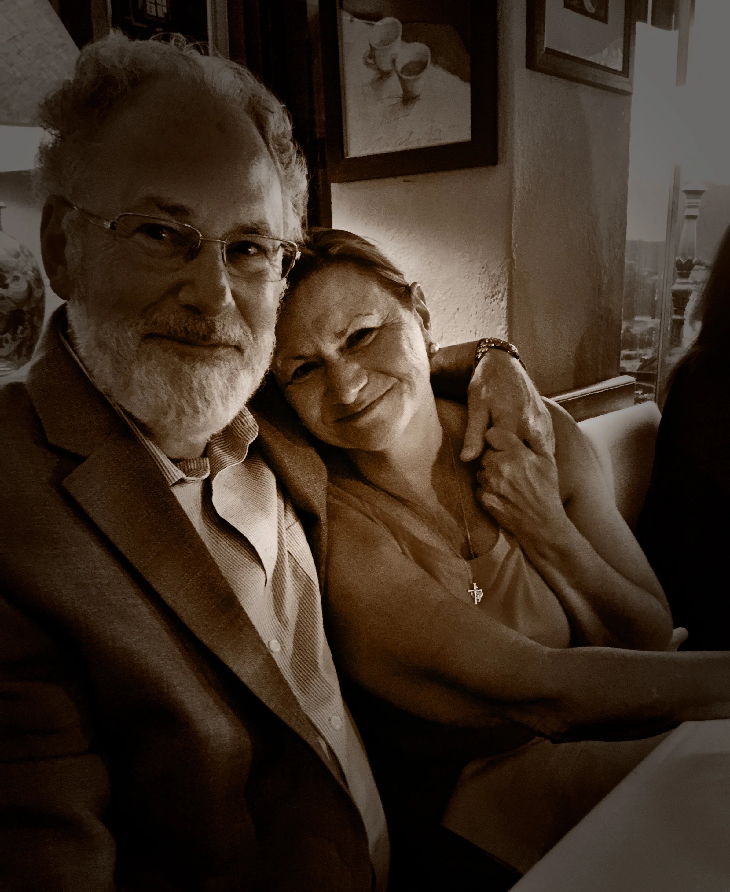 Philip and Martha Weiner at the Il Gatto Nero