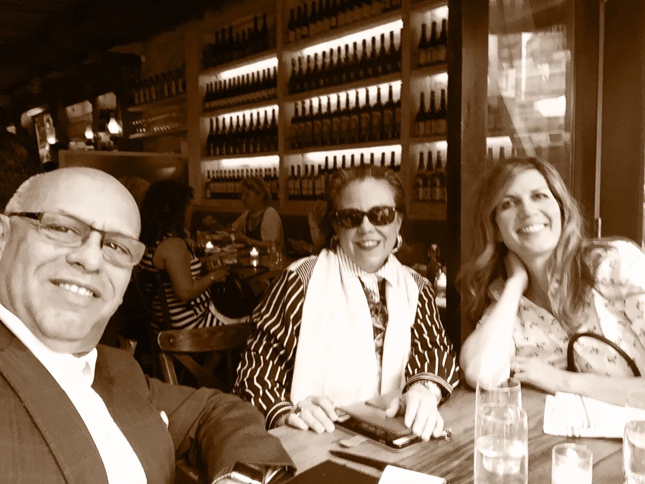 Mark and Isabel with marketing maverick and NYC socialite Marguerite Brown in NYC