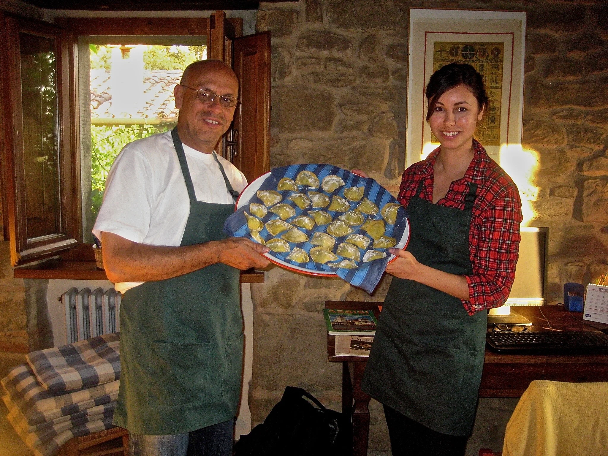 Mark and daughter, Tiffany in Umbria