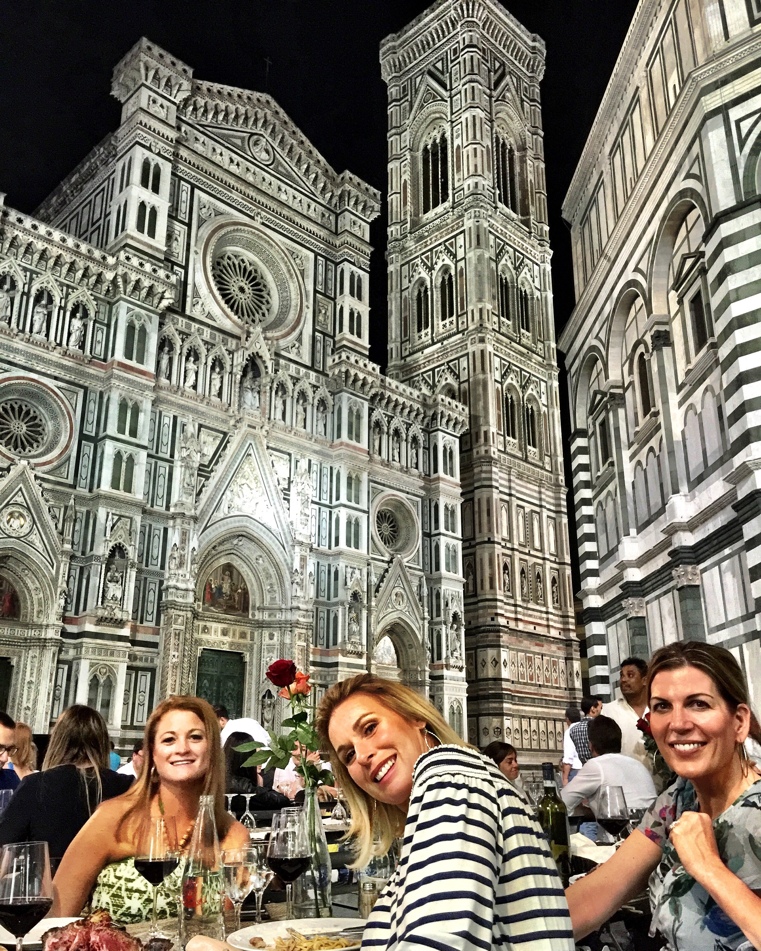 Kimberly Banach, Theresa Steg and Isabel in Firenze