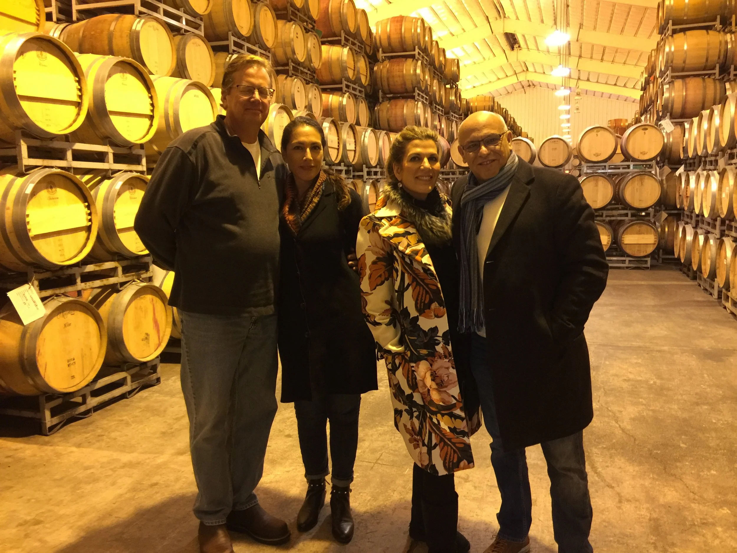 The cellar at Caymus